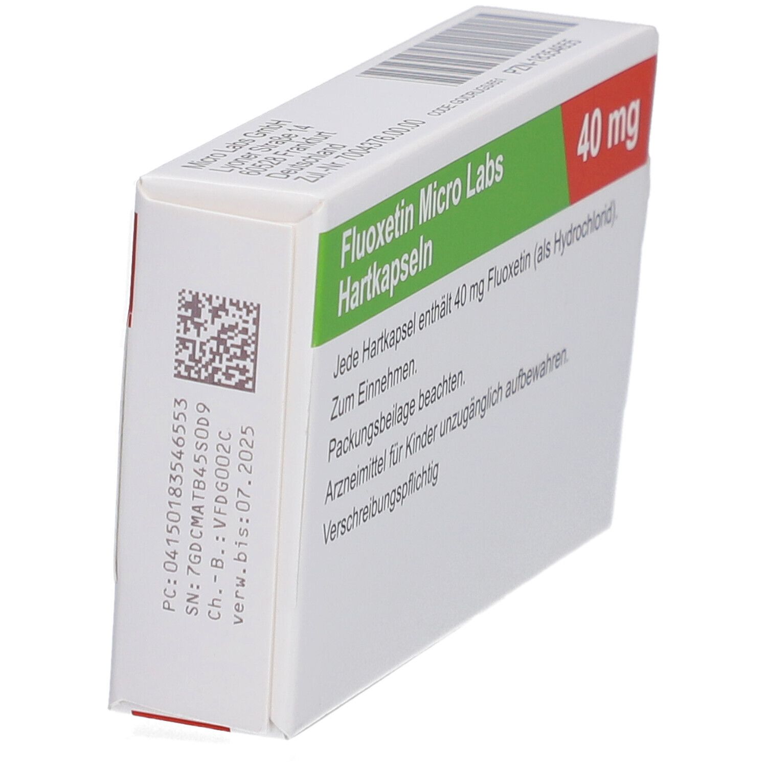 FLUOXETIN Micro Labs 40 mg Hartkapseln