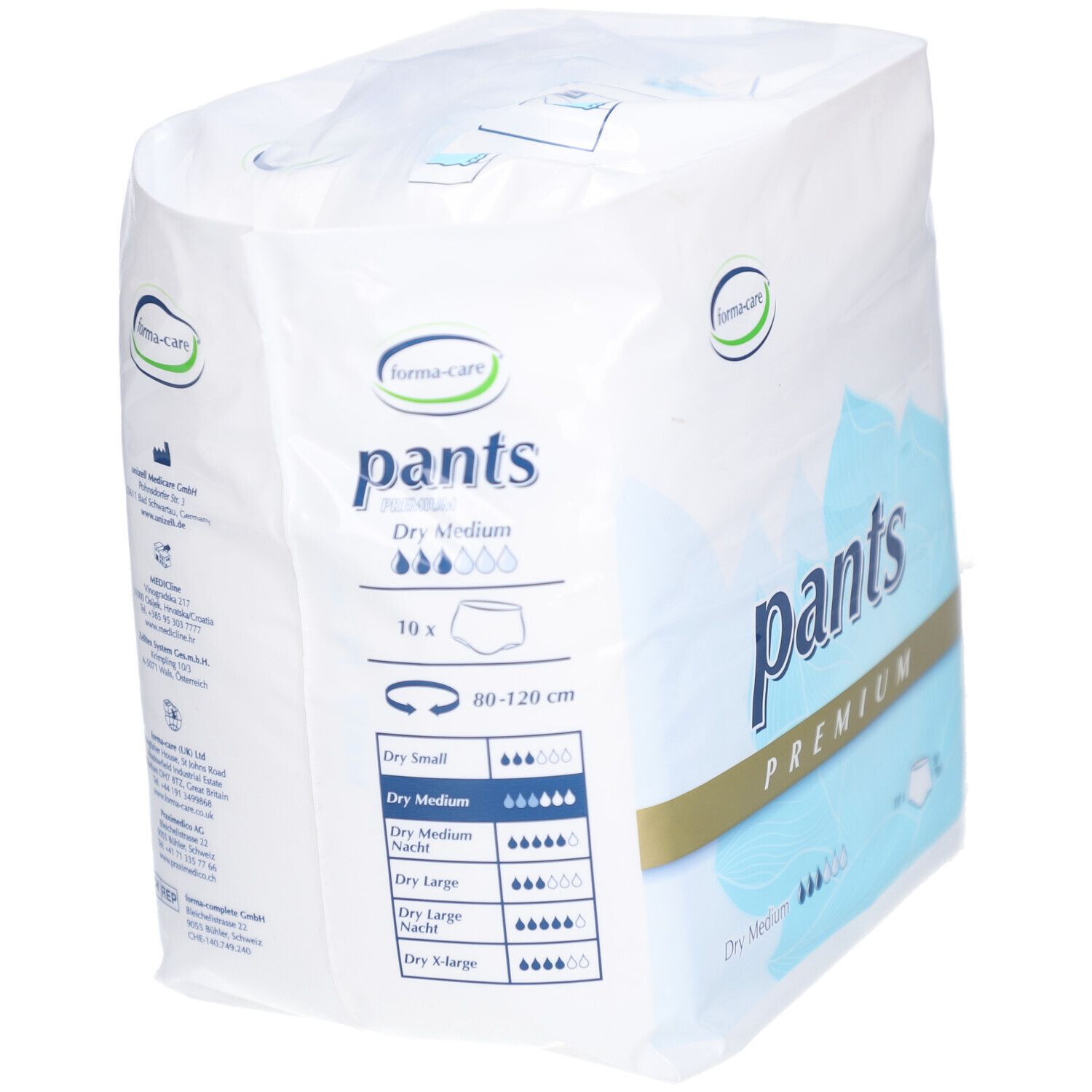 forma-care® pants PREMIUM Dry Medium (80-120 cm)