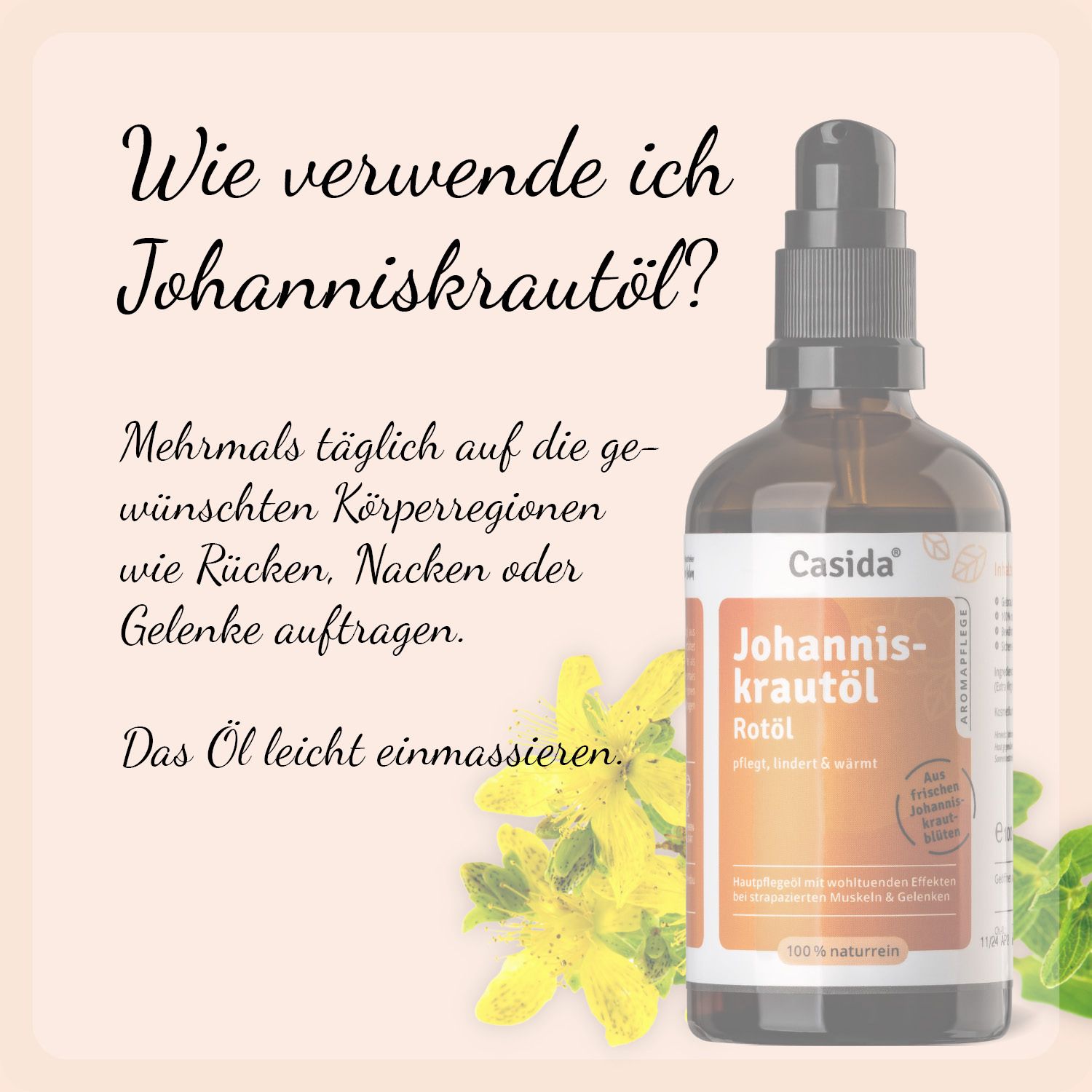 Casida® Johanniskraut Rotöl