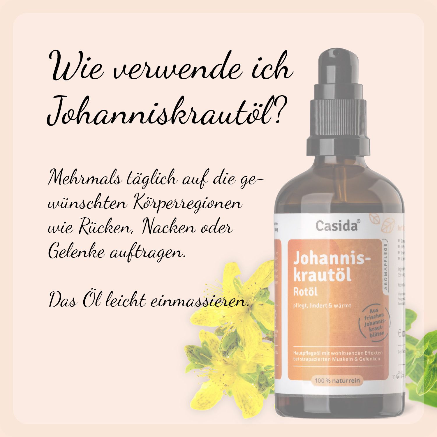 Casida® Johanniskrautöl Rotöl