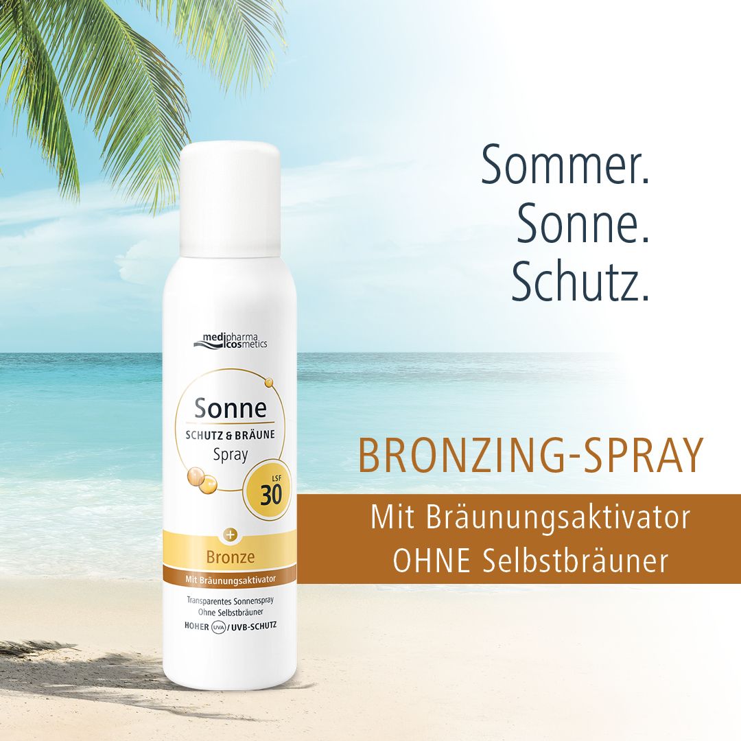 Sonne Schutz & Bräune Spray bronze LSF 30 150 ml