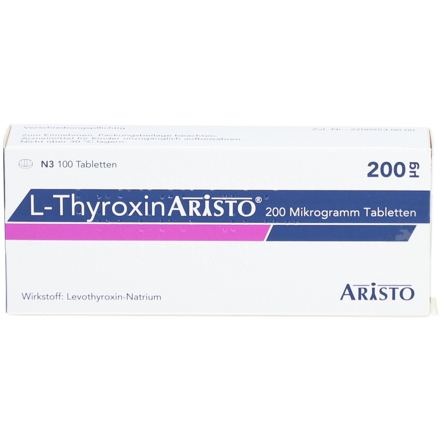 L-THYROXIN Aristo 200 Mikrogramm Tabletten