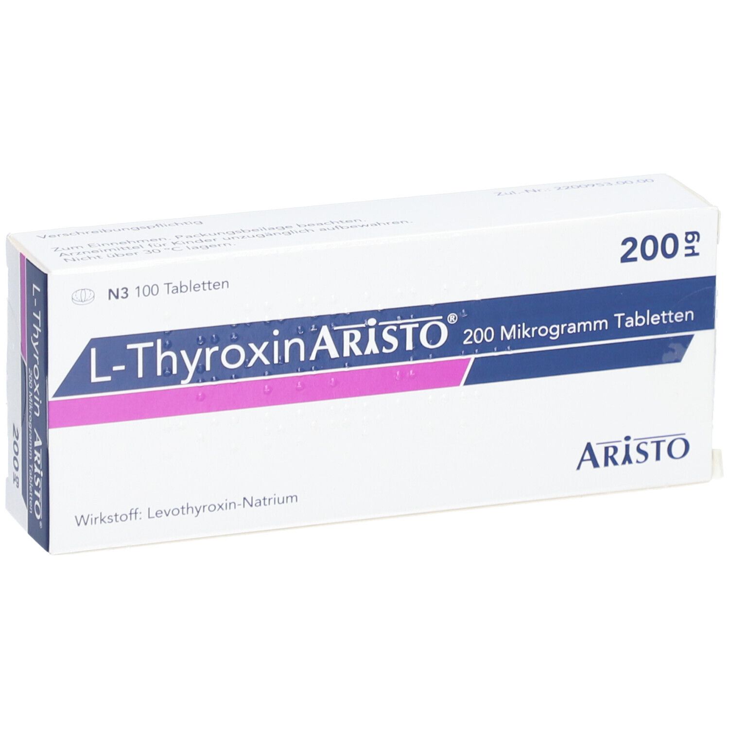 L-THYROXIN Aristo 200 Mikrogramm Tabletten