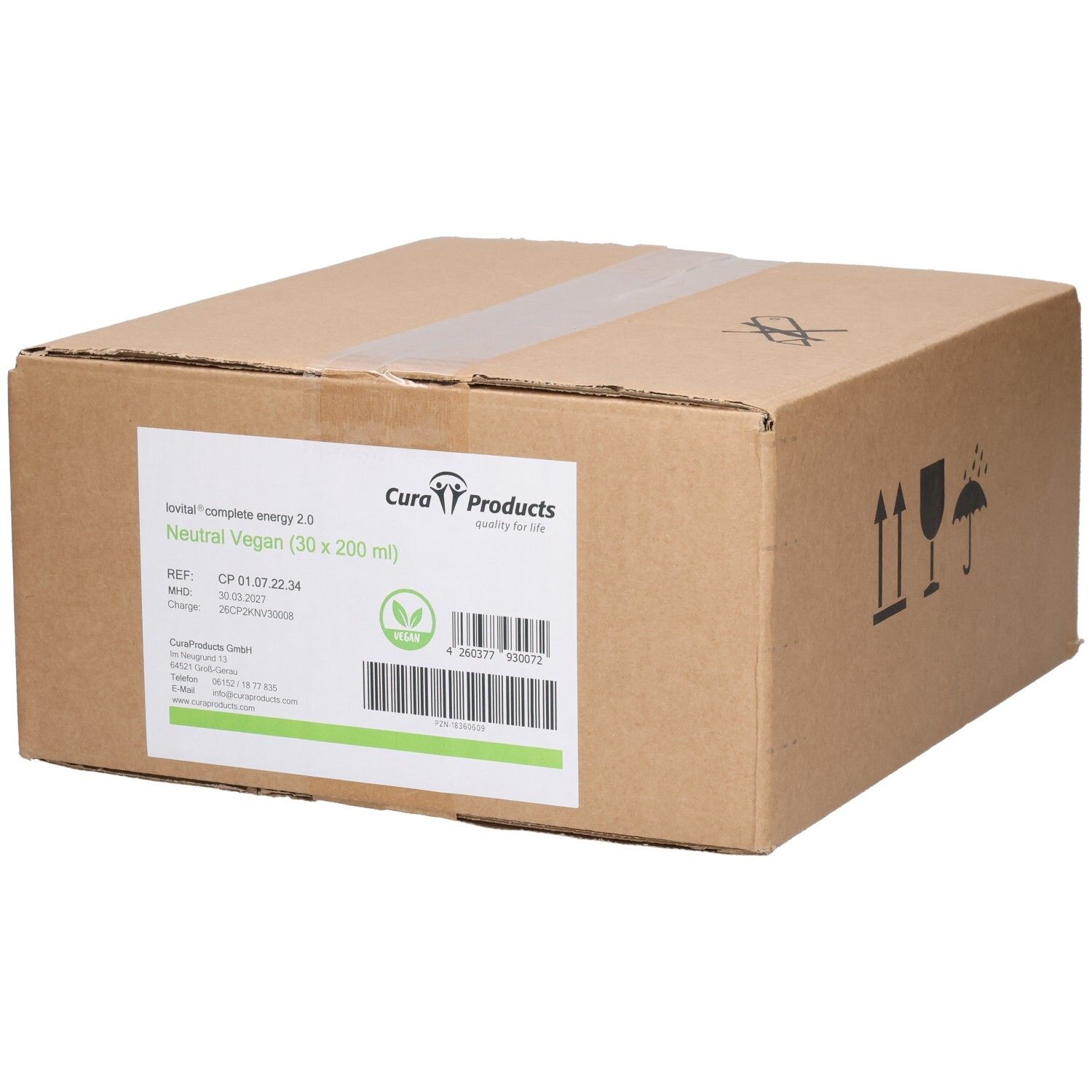 Lovital complete 2.0 HP energy Trinkn.vegan neutr. 30x200 ml Flüssigkeit