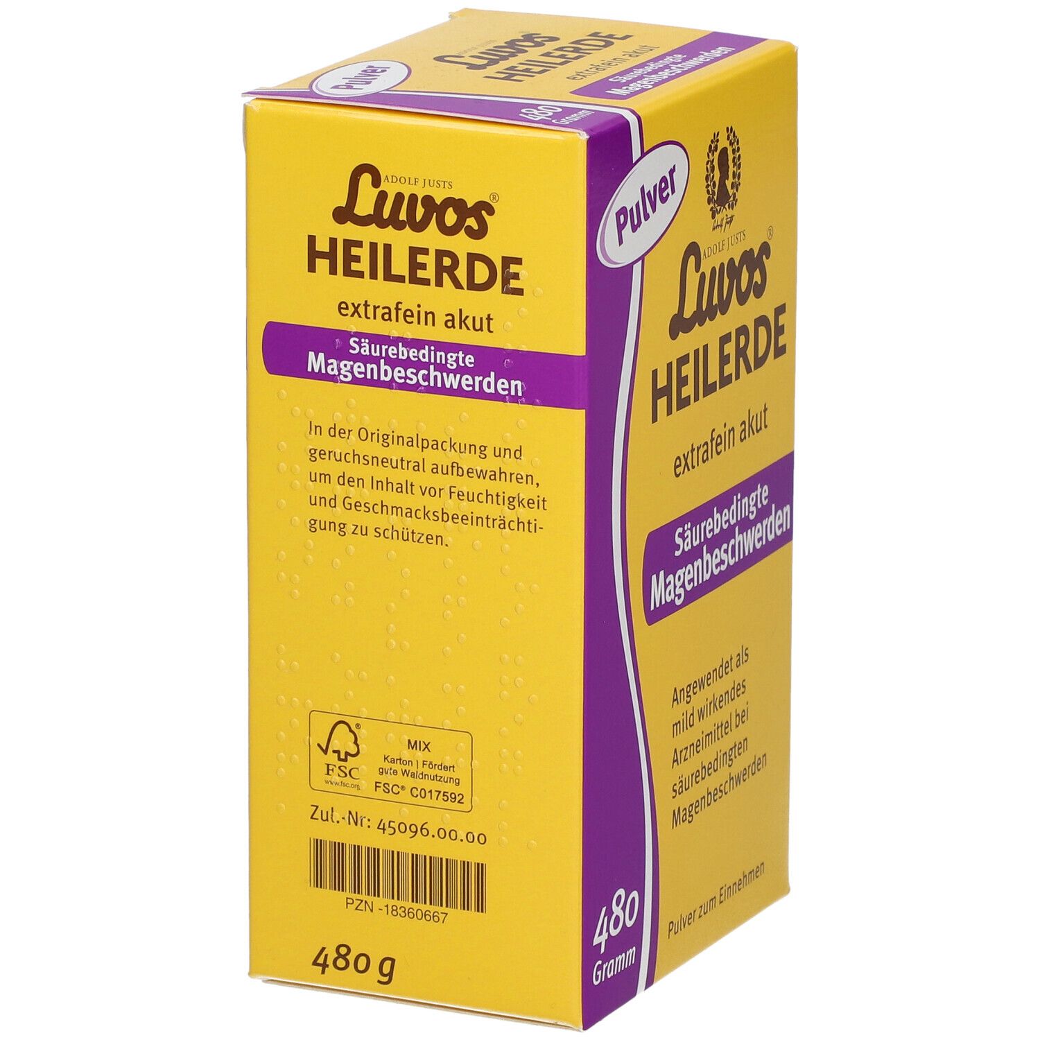 Luvos® Heilerde extrafein akut Säurebedingte Magenbeschwerden