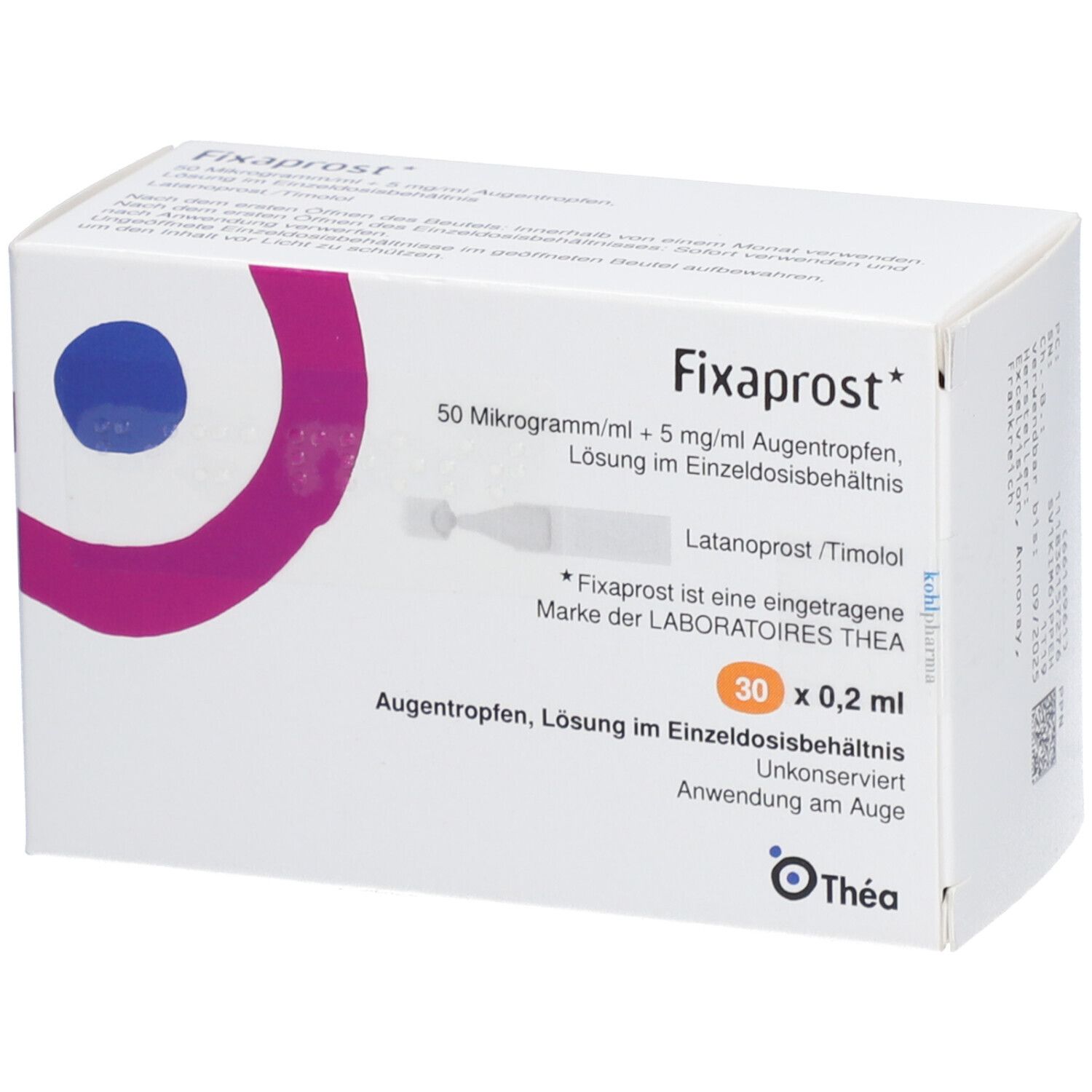 FIXAPROST 50 Mikrogramm/ml + 5 mg/ml Augentr.EDP