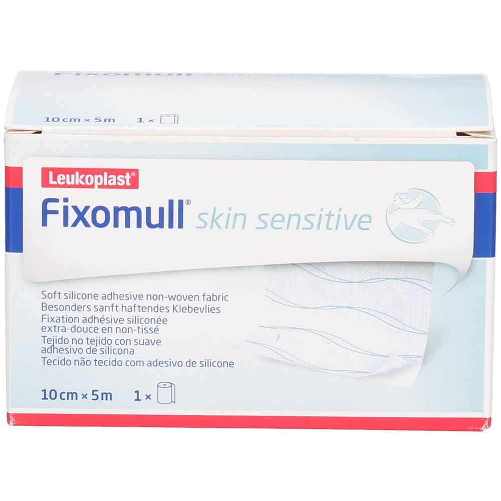 Fixomull Skin Sensitive 10 cmx5 m 1 St Verband