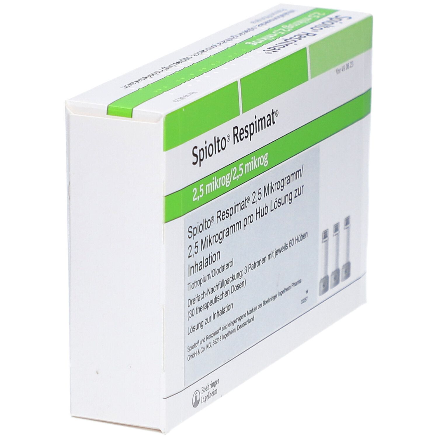 SPIOLTO Respimat 2,5 µg/2,5 µg Hub Nachfüllpackung