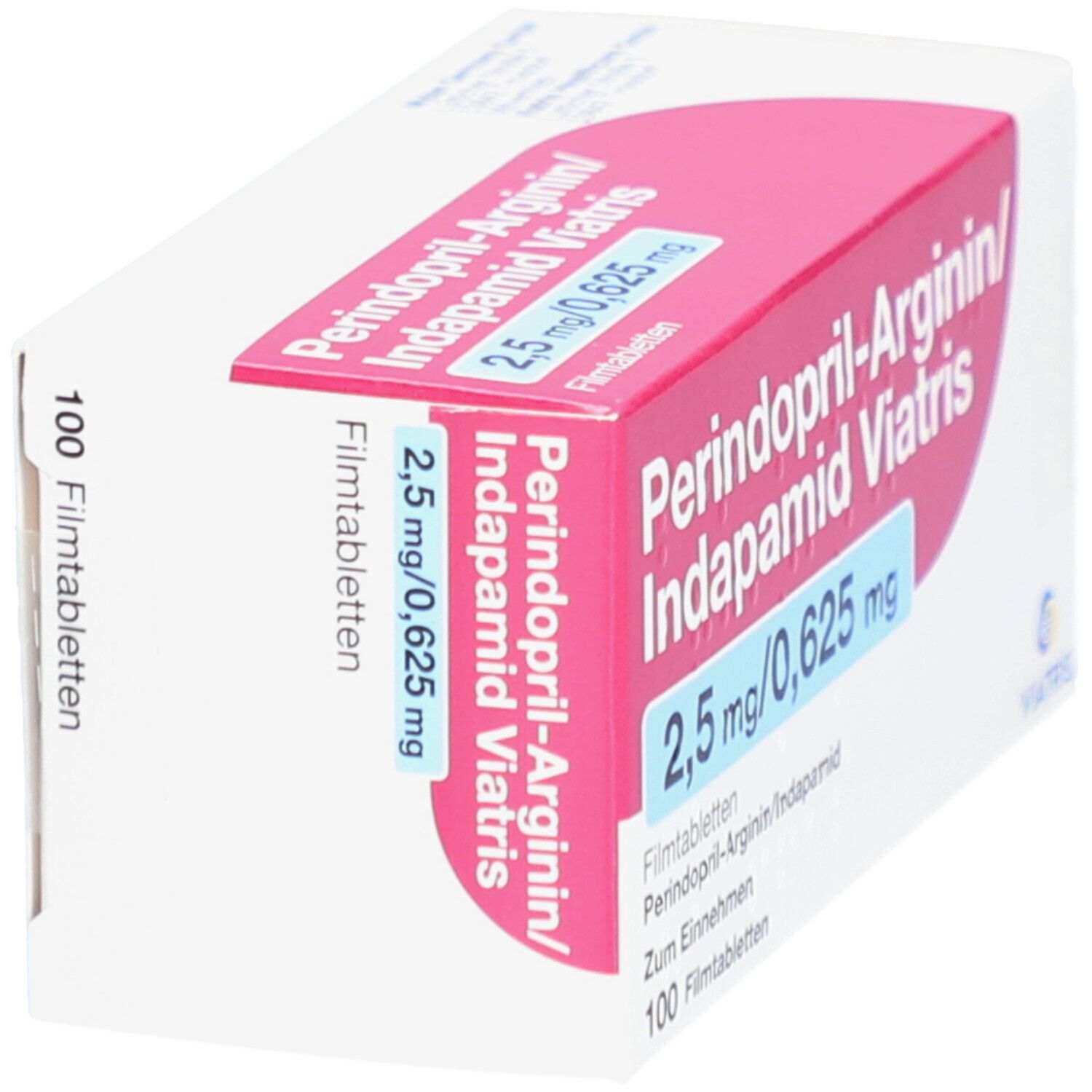 PERINDOPRIL-Arginin/Indapam.Viat.2,5mg/0,625mg FTA 100 St Filmtabletten