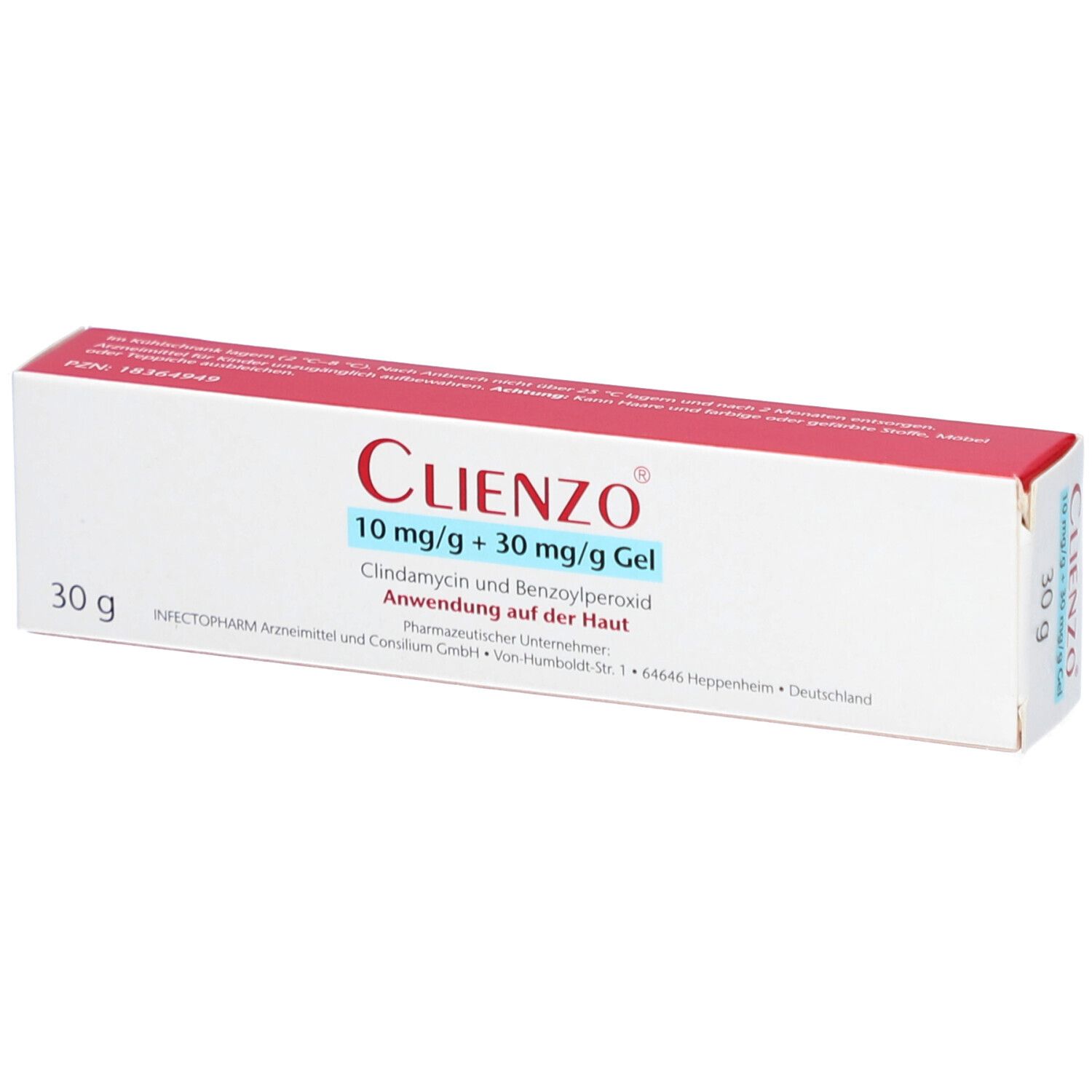 CLIENZO 10 mg/g + 30 mg/g Gel