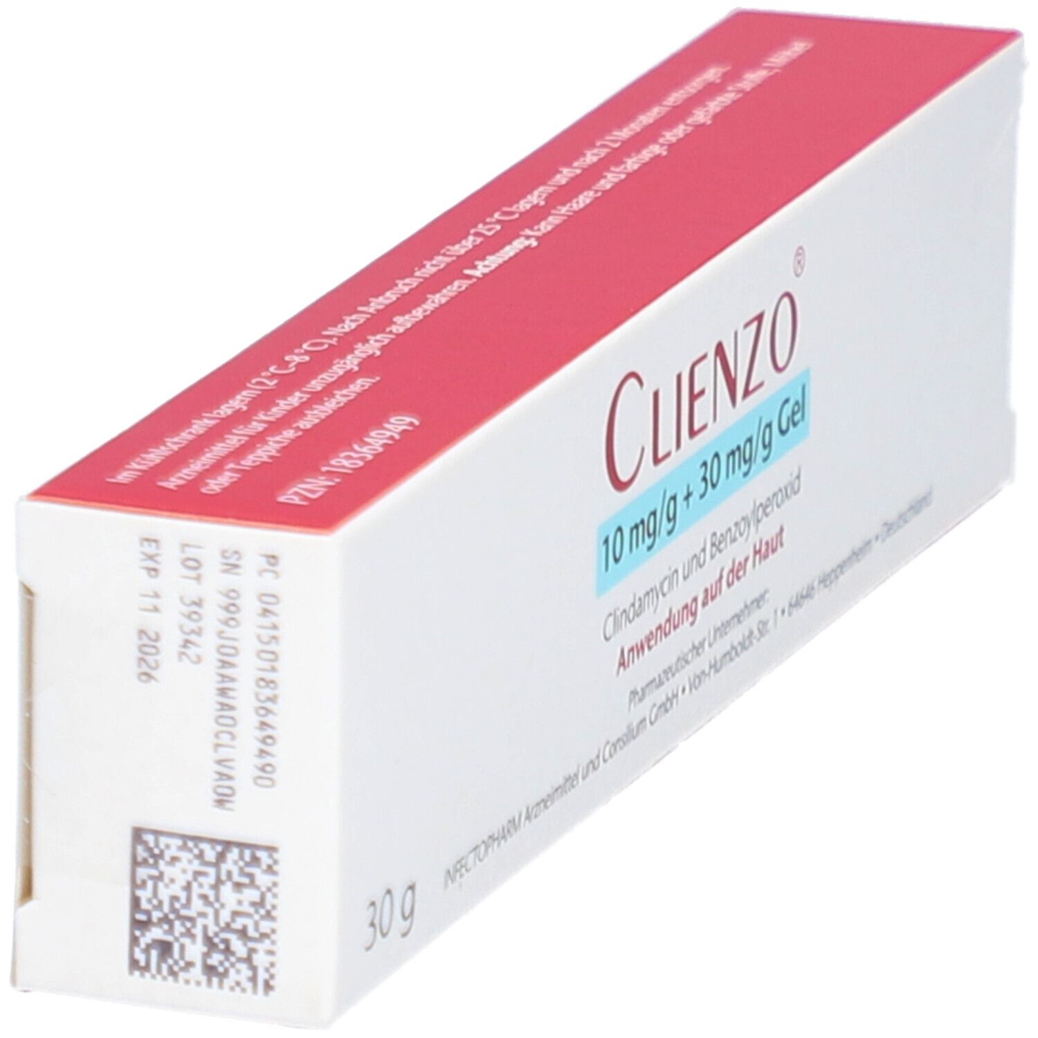 CLIENZO 10 mg/g + 30 mg/g Gel