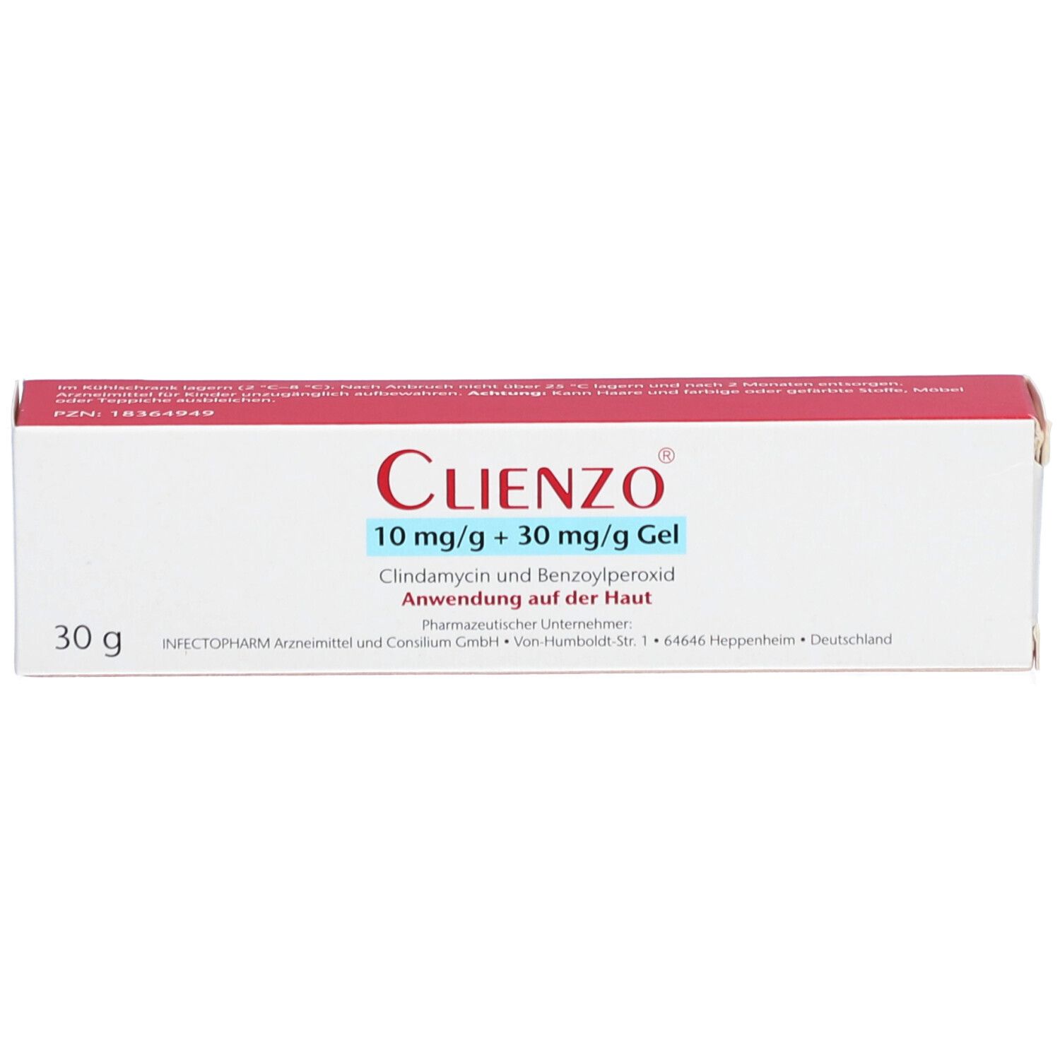 CLIENZO 10 mg/g + 30 mg/g Gel