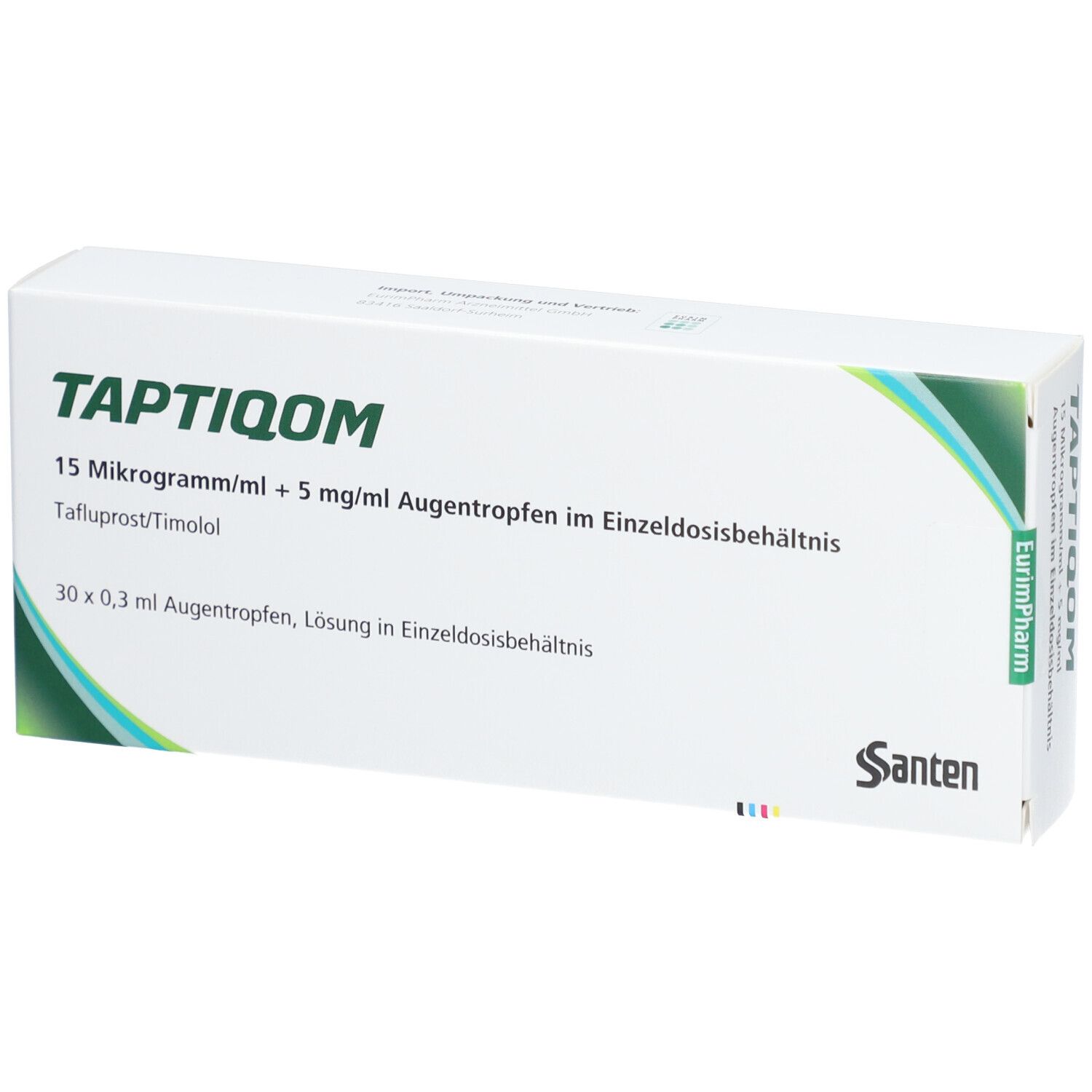 TAPTIQOM 15 µg/ml + 5 mg/ml Augentr.i.Einzeldosisb