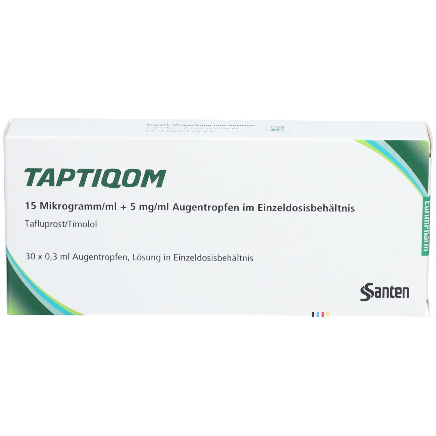 TAPTIQOM 15 µg/ml + 5 mg/ml Augentr.i.Einzeldosisb