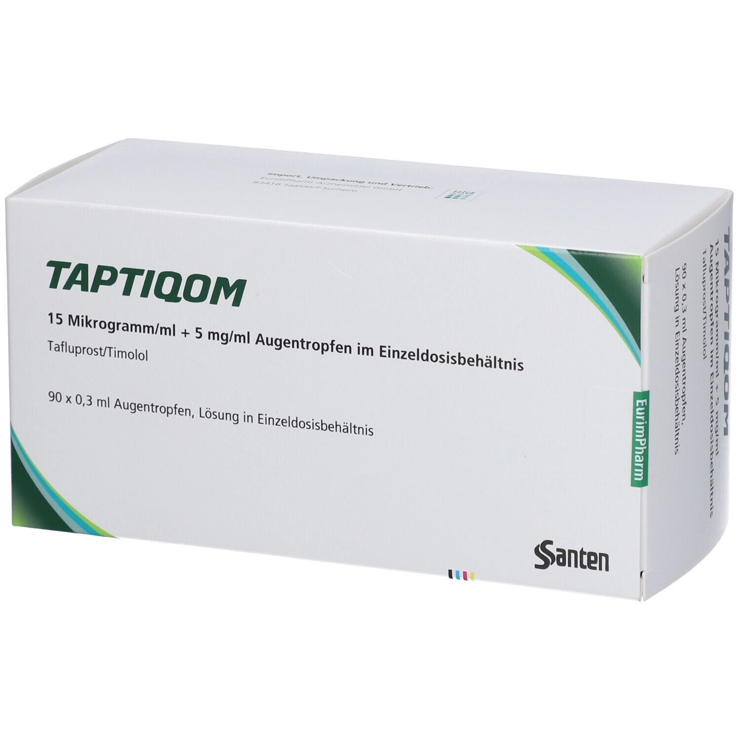 TAPTIQOM 15 µg/ml + 5 mg/ml Augentr.i.Einzeldosisb