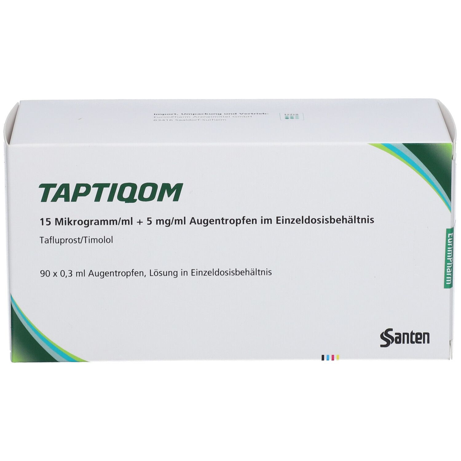 TAPTIQOM 15 µg/ml + 5 mg/ml Augentr.i.Einzeldosisb