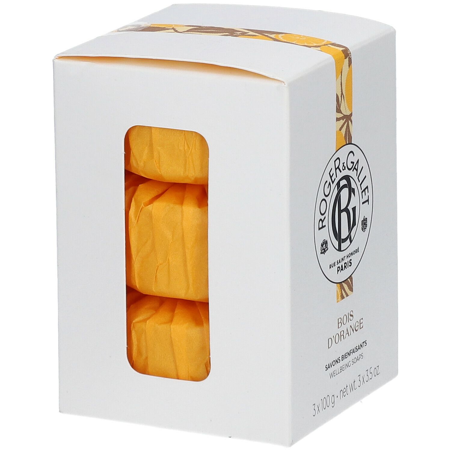 R&G Bois d'Orange Wohlfühl-Seifencoffret 3x100 g Seife