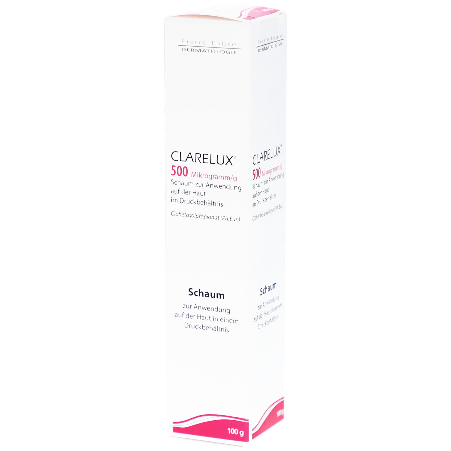 Clarelux 500 µg/g Schaum z.Anwendung a.d.Haut 100 g