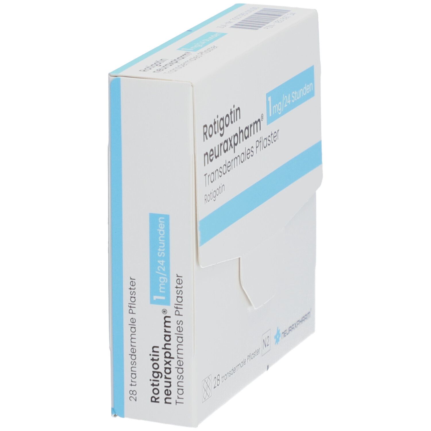 Rotigotin neuraxpharm 1 mg/24 h transderm.Pflaster 28 St Pflaster transdermal