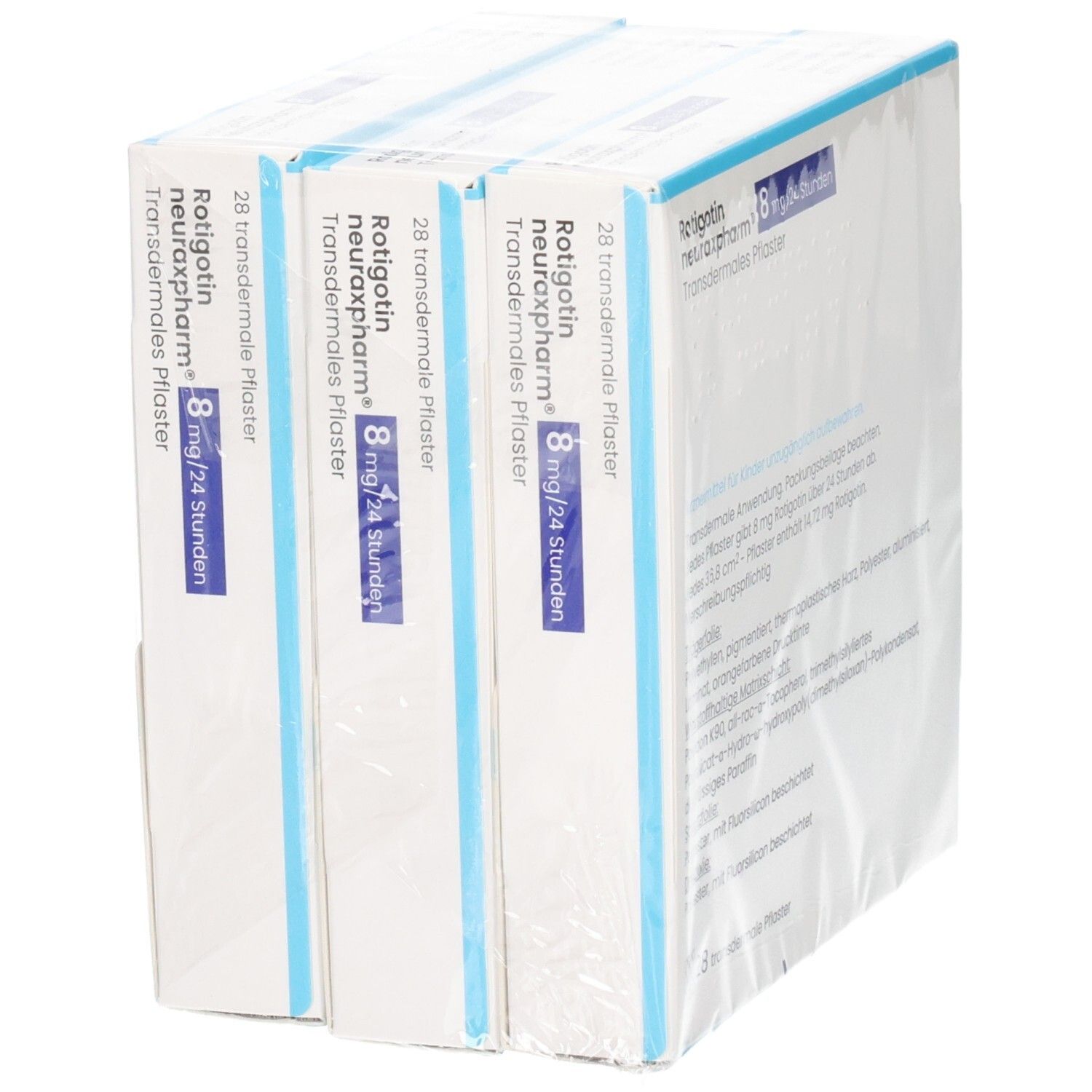 ROTIGOTIN neuraxpharm 8 mg/24 h transderm.Pflaster