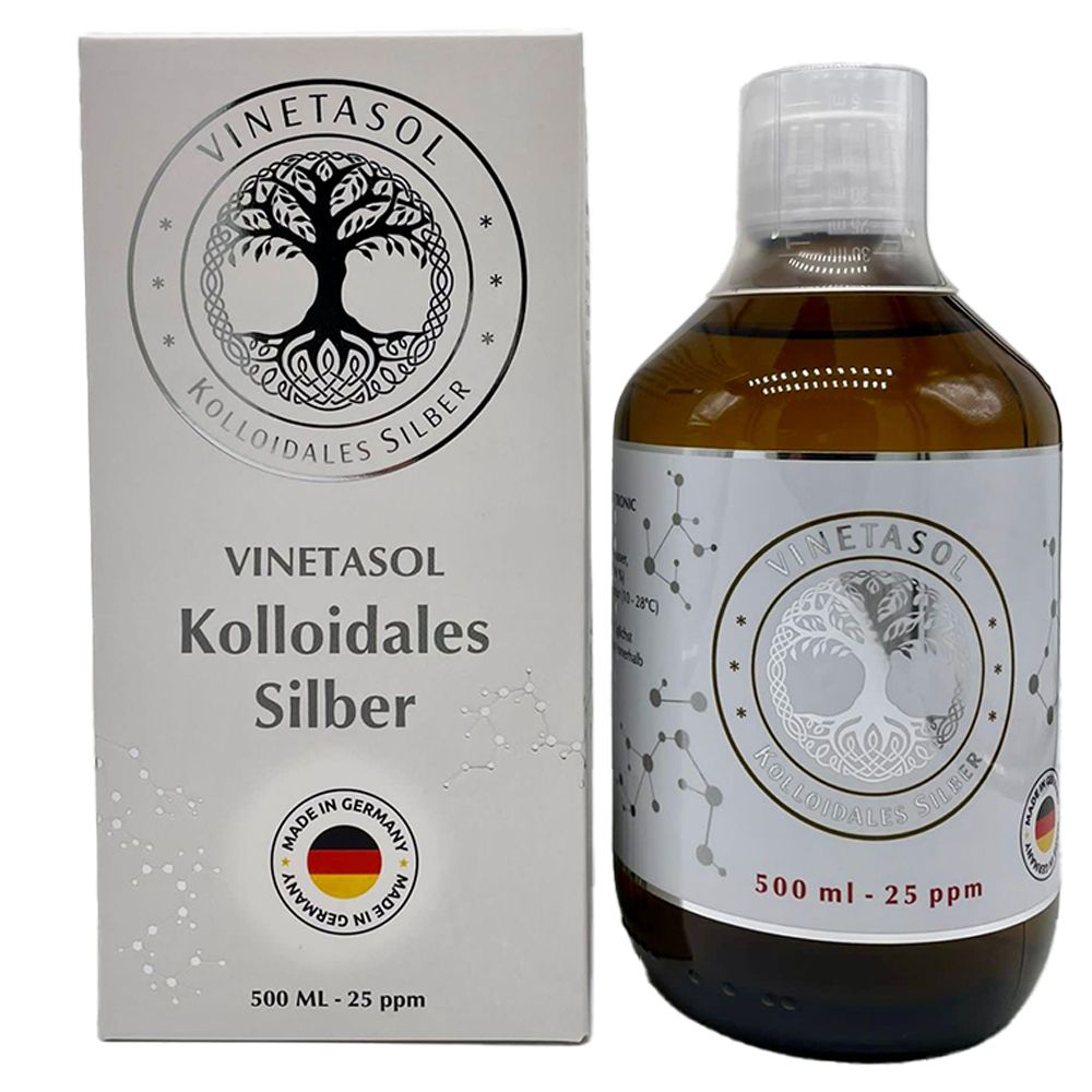 Vinetasol kolloidales Silber 25 ppm