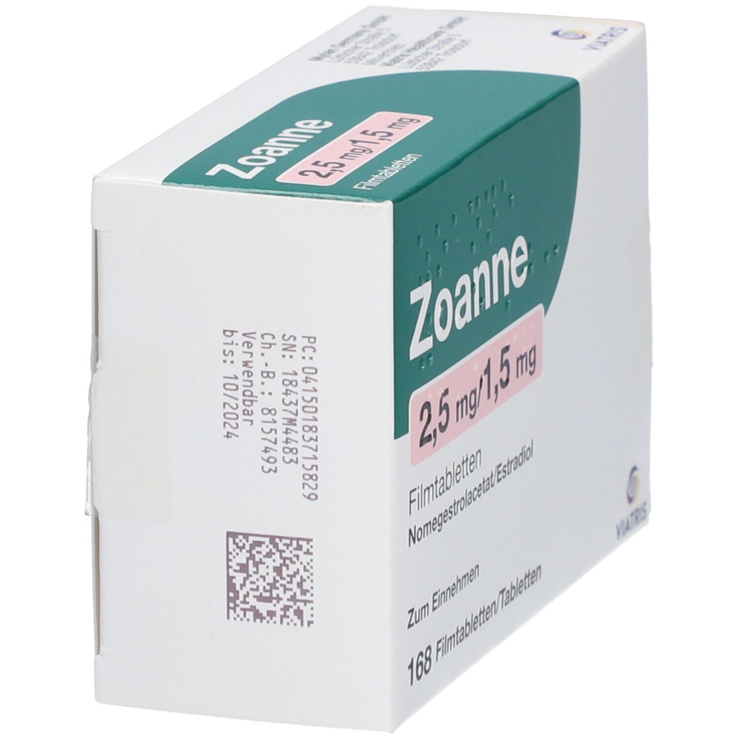 Zoanne 2,5 mg/1,5 mg Filmtabletten 84 St