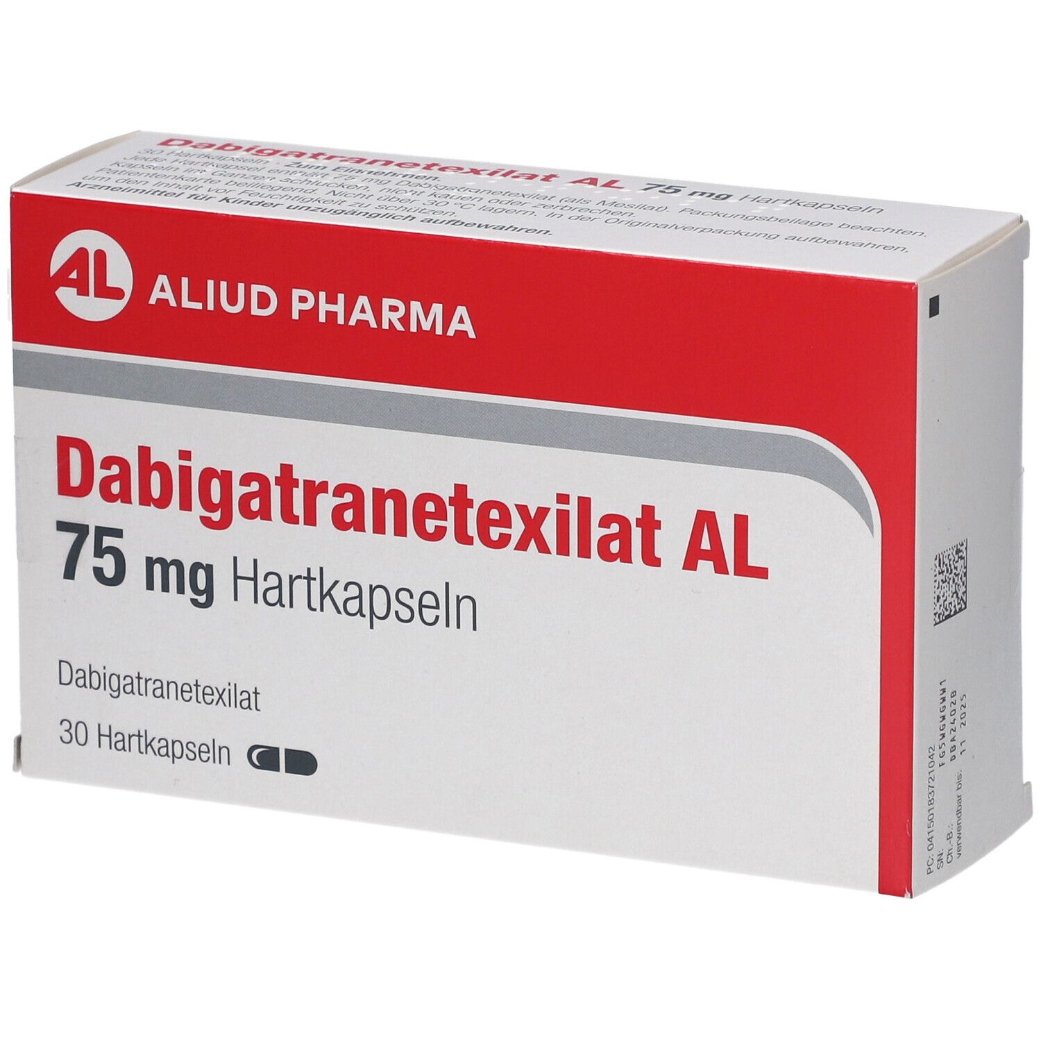 DABIGATRANETEXILAT AL 75 mg Hartkapseln