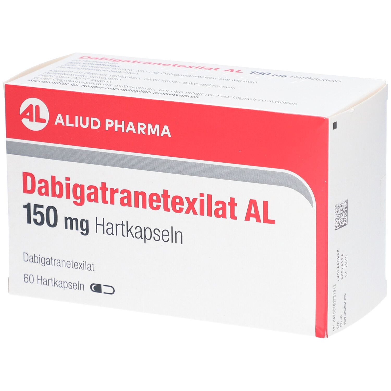 Dabigatranetexilat AL 150 mg Hartkapseln 30 St