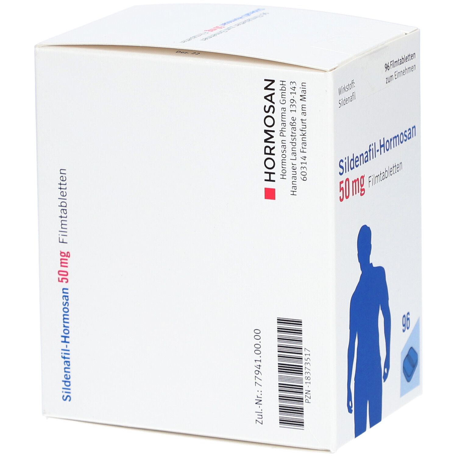 SILDENAFIL-Hormosan 50 mg Filmtabletten 96 St