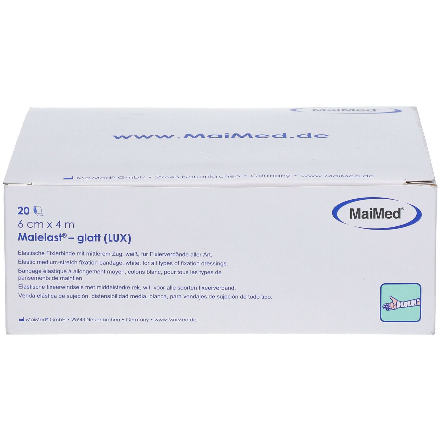 MaiMed® Maielast® - glatt 6 cm x 4 m
