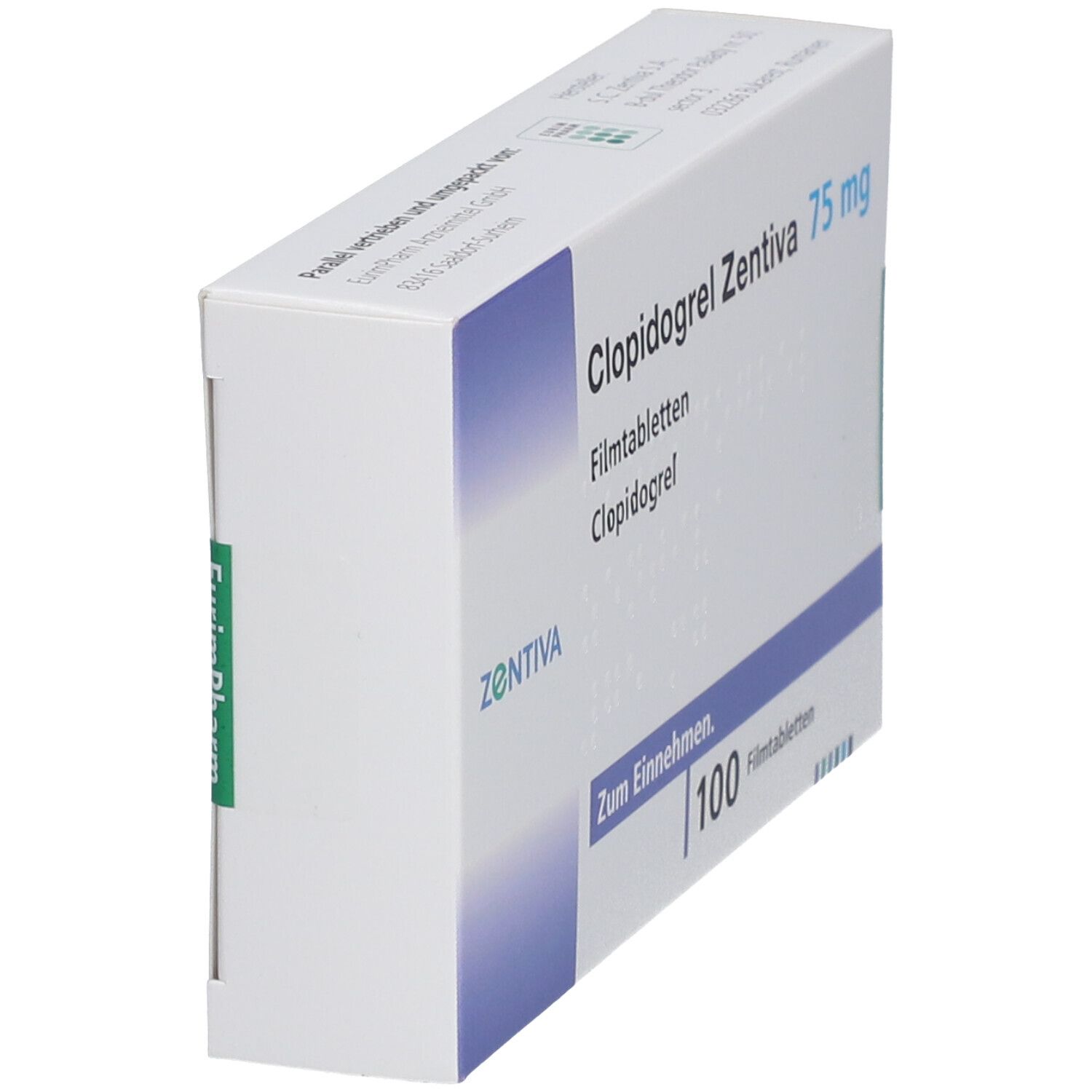 Clopidogrel Zentiva 75 mg Filmtabletten 50 St