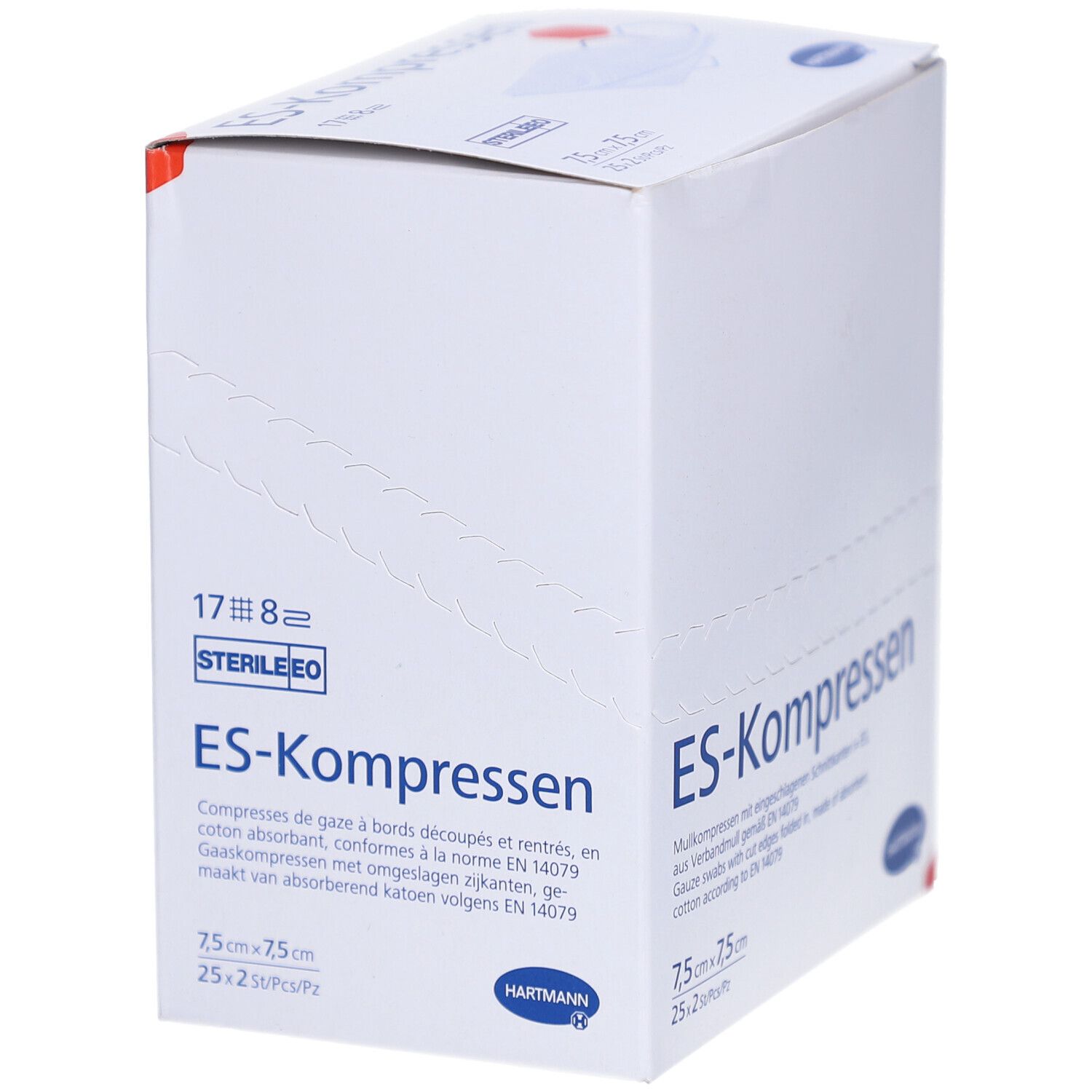 HARTMANN ES-Kompressen steril 7,5 x 7,5 cm