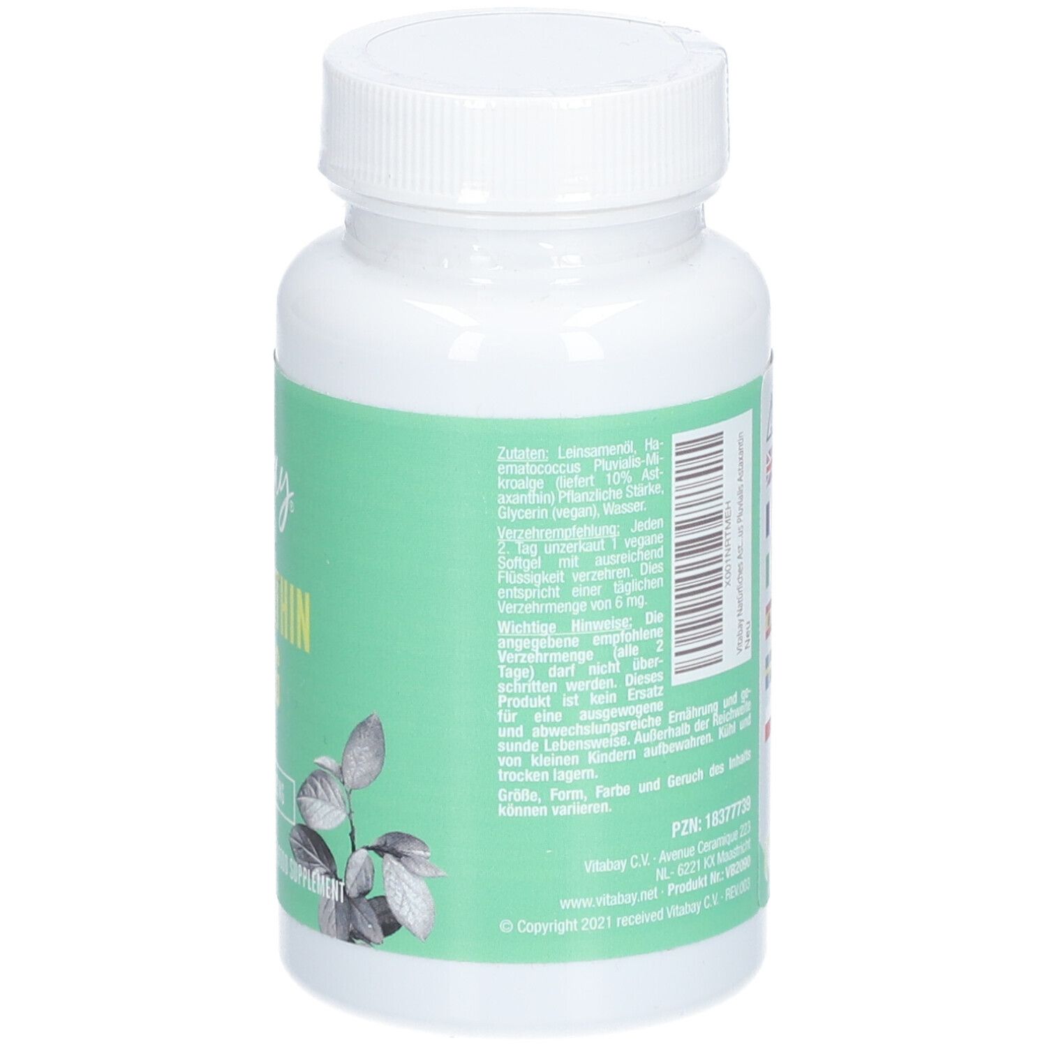 vitabay® Astaxanthin 12 mg 90 St - Shop Apotheke