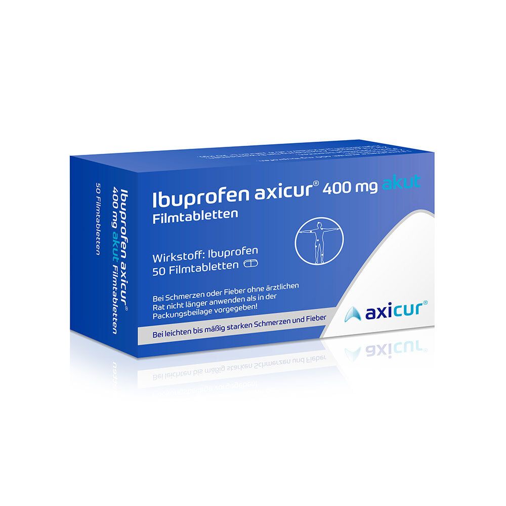 Ibuprofen axicur® 400 mg akut Filmtabletten