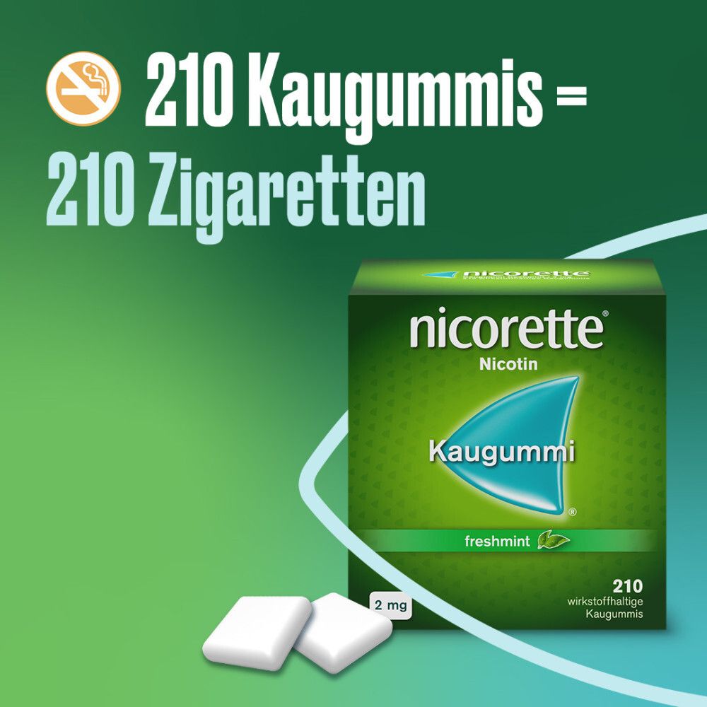 nicorette® Kaugummi freshmint 4 mg