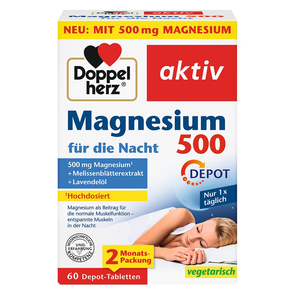 Doppelherz® Magnesium 500 für die Nacht