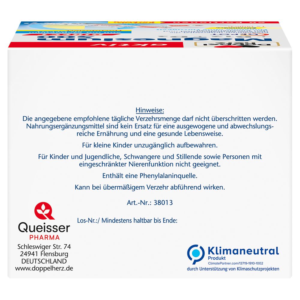 Doppelherz® Magnesium 500 +B12 + D3 Direct Depot