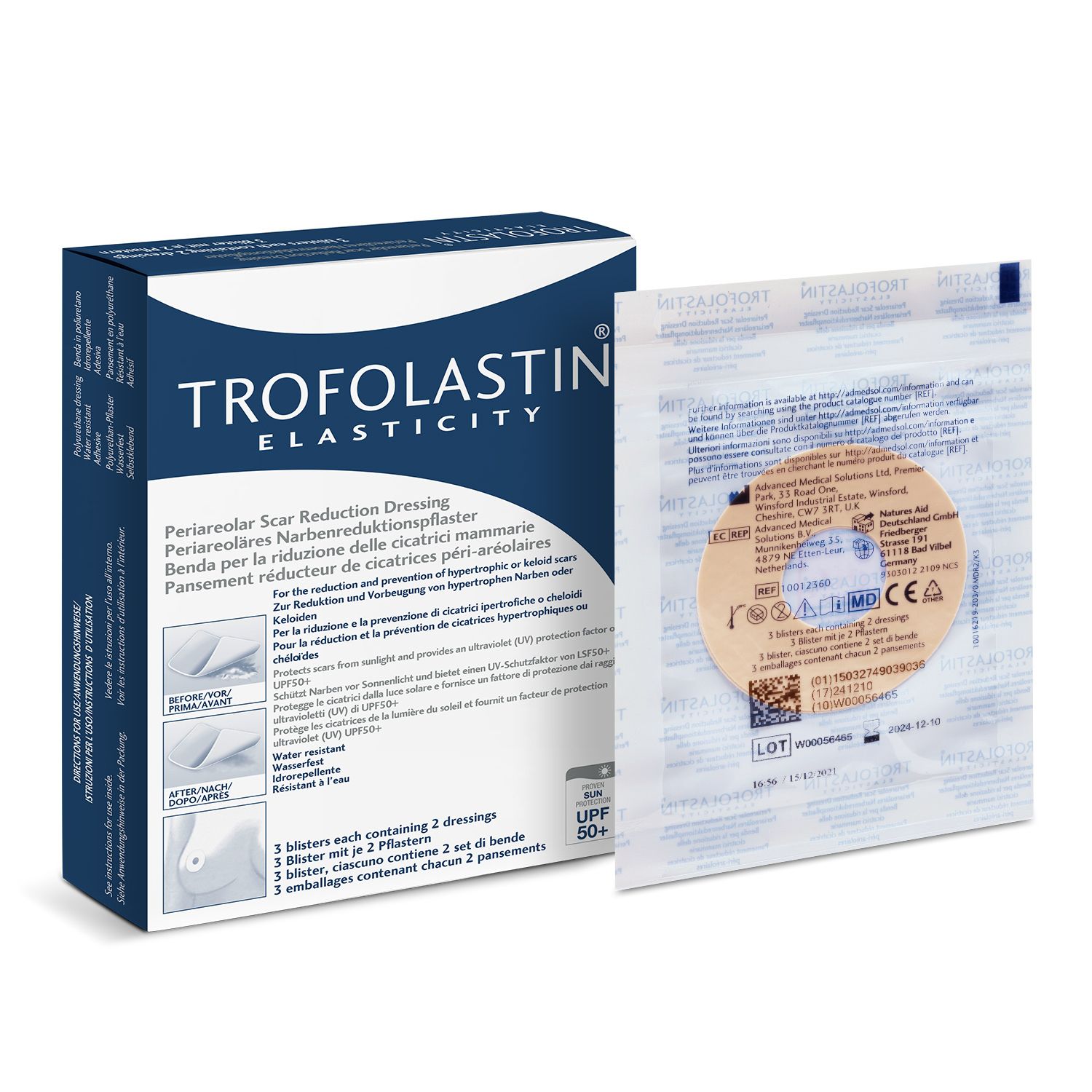 TROFOLASTIN Periareoläres Narbenreduktionspflaster