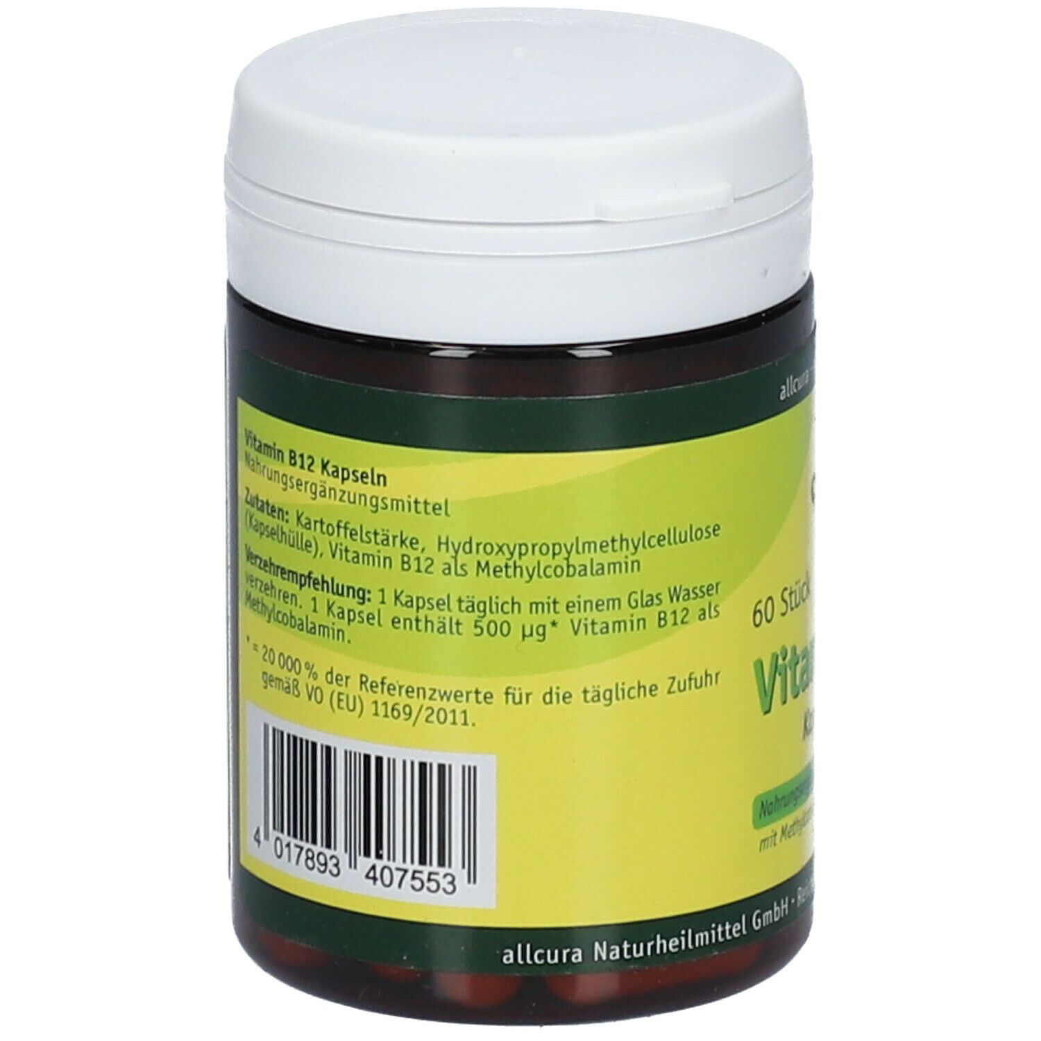 allcura Vitamin B12 60 St - Shop Apotheke