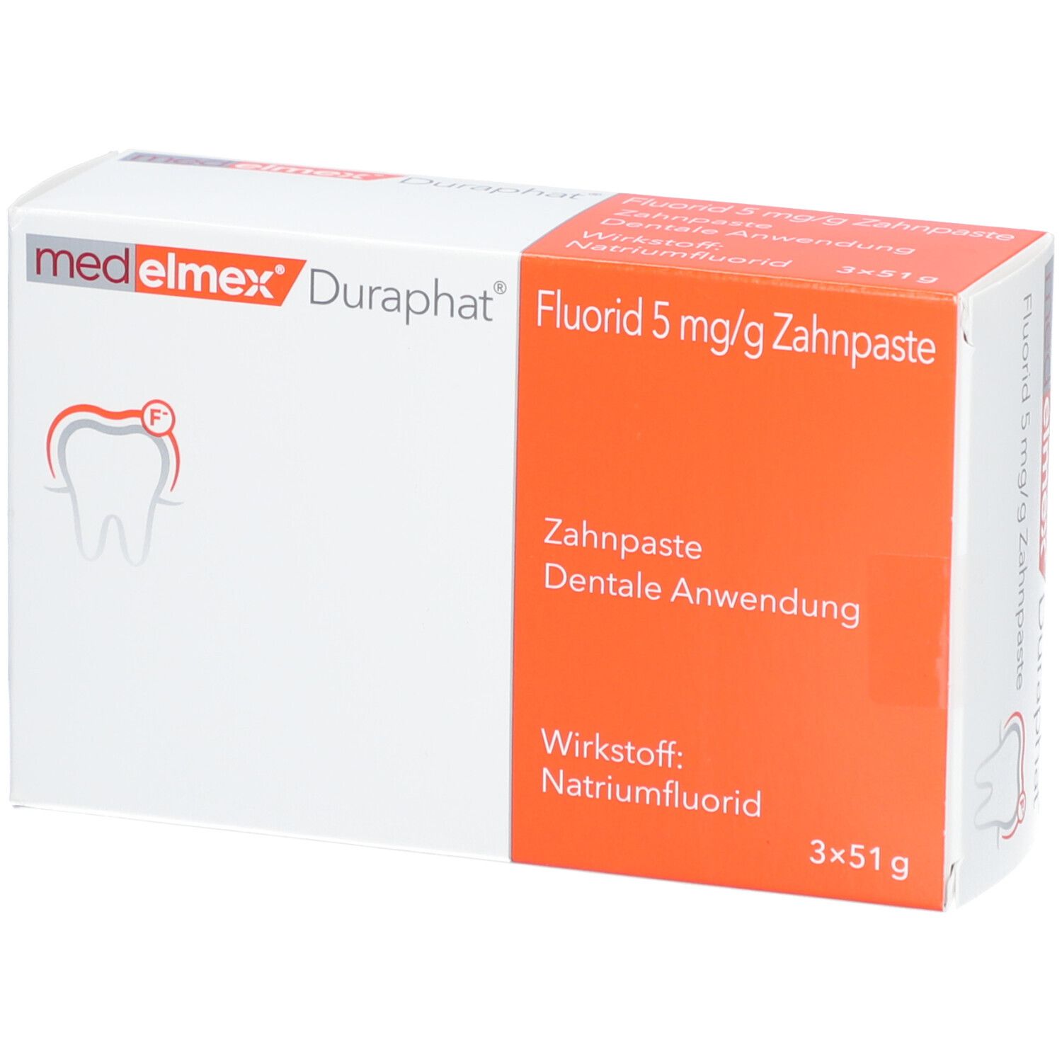 MEDELMEX Duraphat Fluorid 5 mg/g Zahnpasta 3x51 g mit dem E-Rezept ...