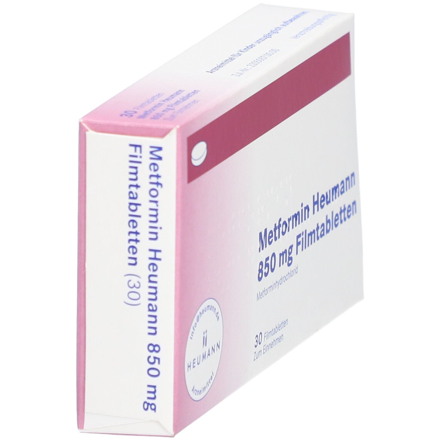 Metformin Heumann 850 mg Filmtabletten 30 St