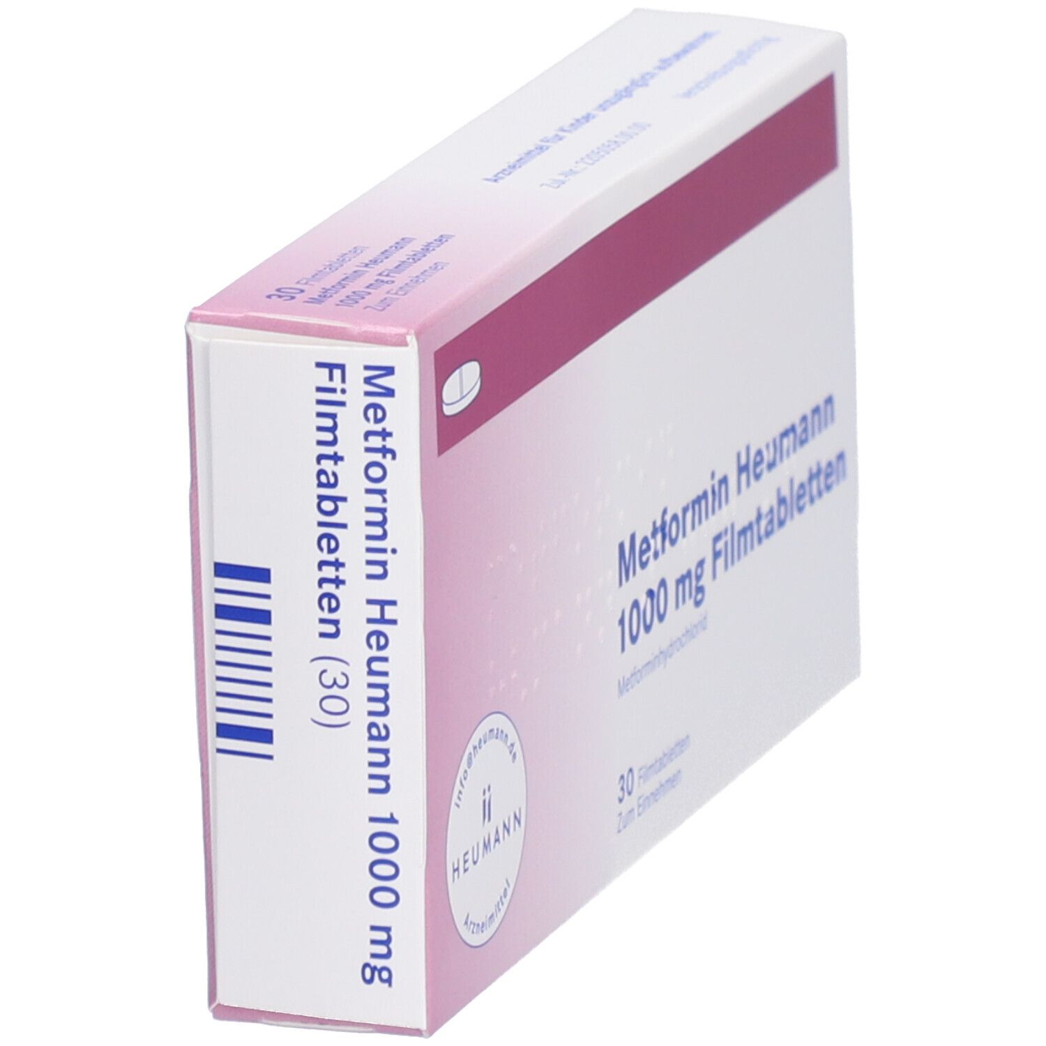 Metformin Heumann 1000 mg Filmtabletten 30 St