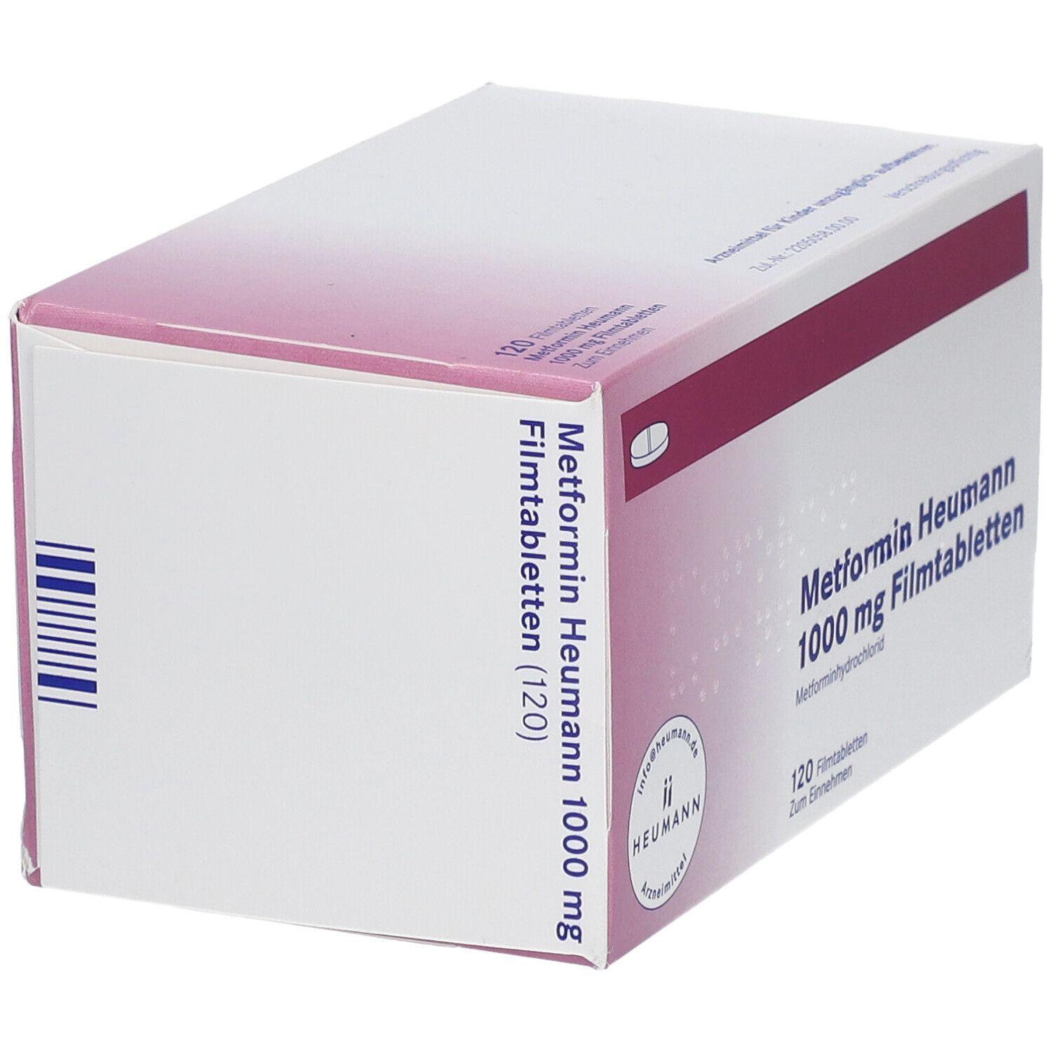 Metformin Heumann 1000 mg Filmtabletten 120 St