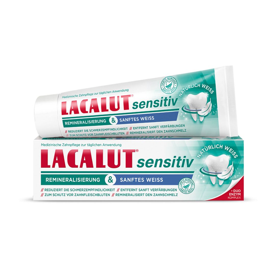 Lacalut® sensitiv Remineralisierung & sanftes Weiss
