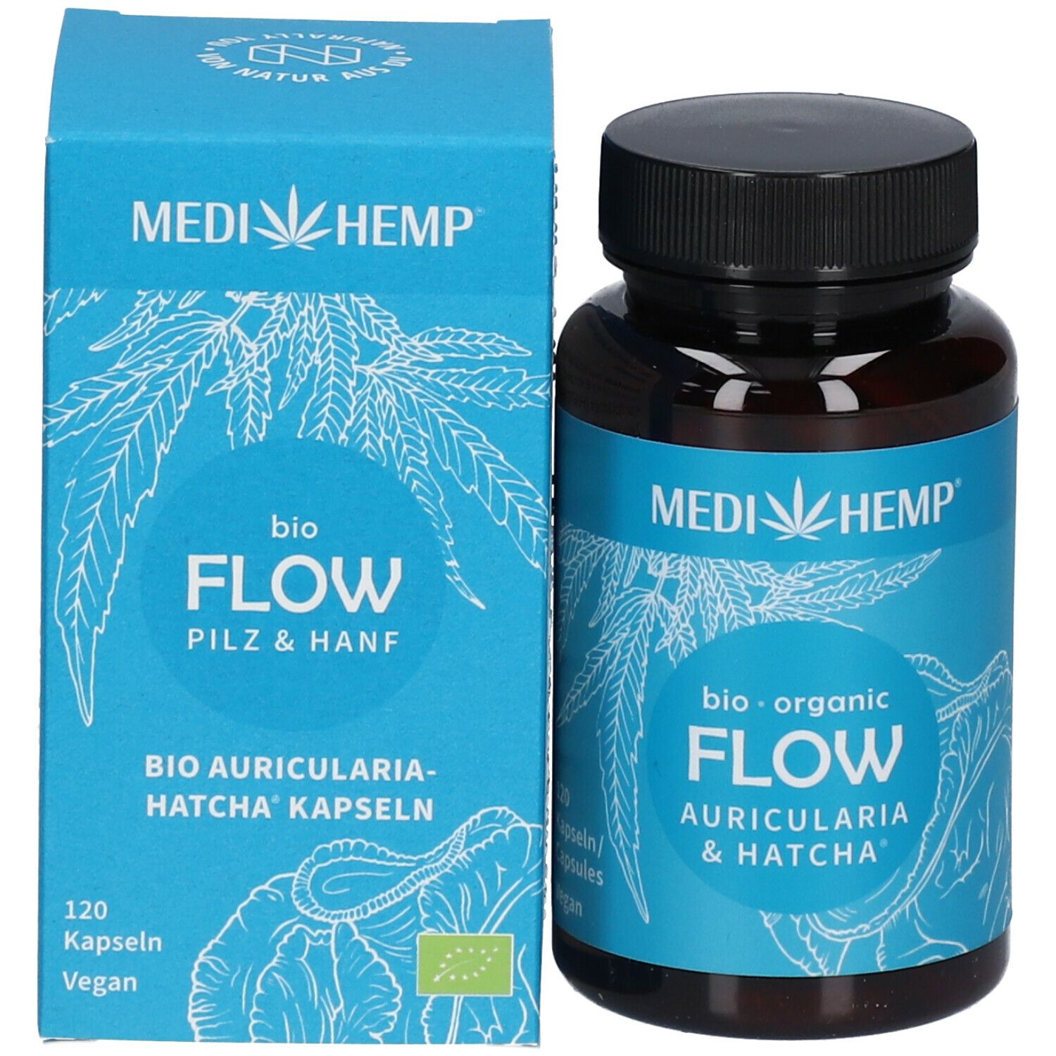 MEDIHEMP Bio FLOW Auricularia-HATCHA® Kapseln