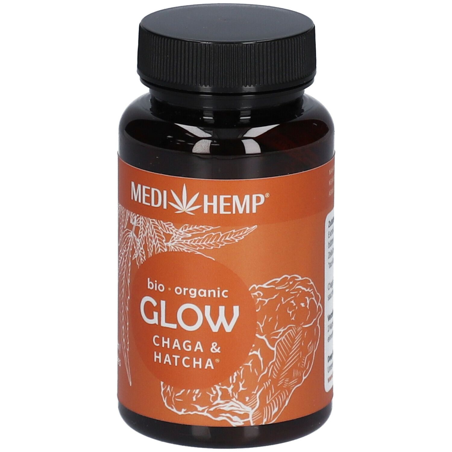 MEDIHEMP Bio Glow Chaga Hatcha® Kapseln