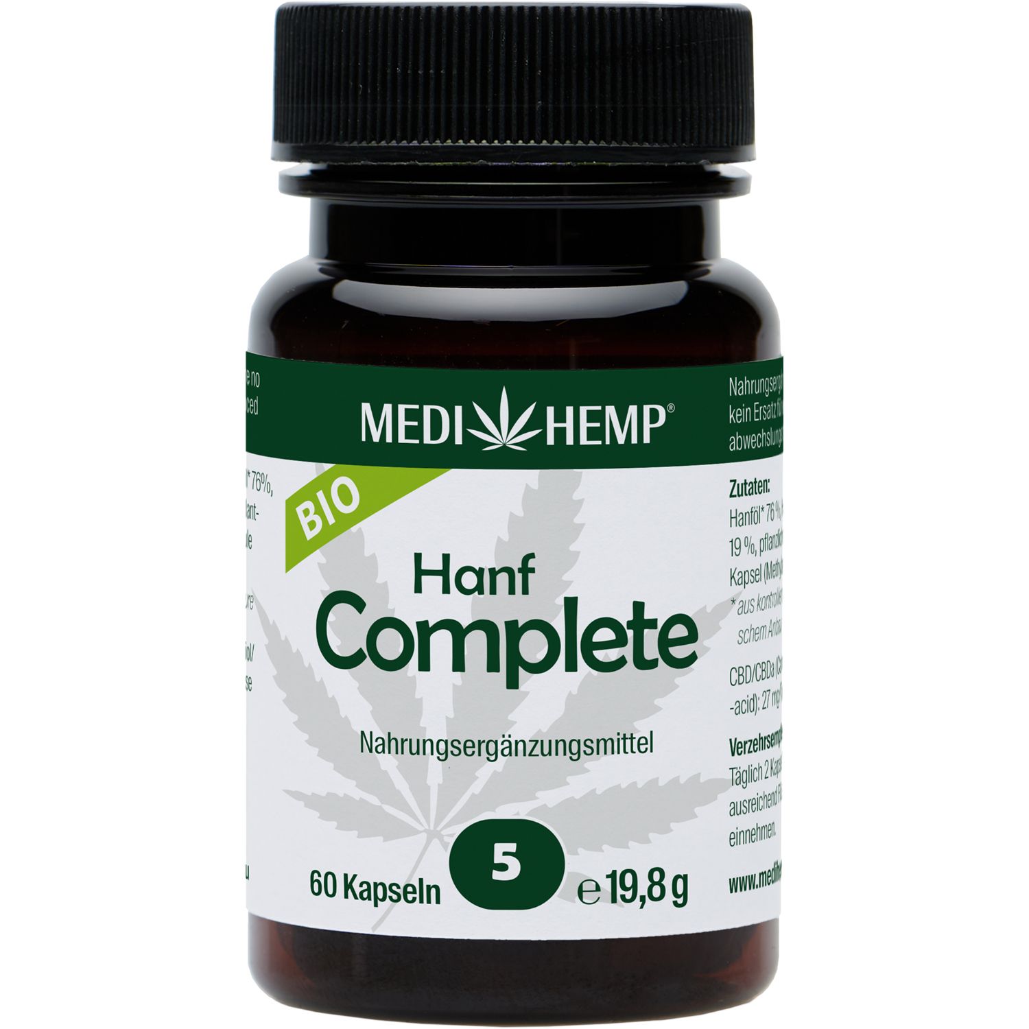 BIO Hanf Complete 5% Medihemp Kapseln 60 St