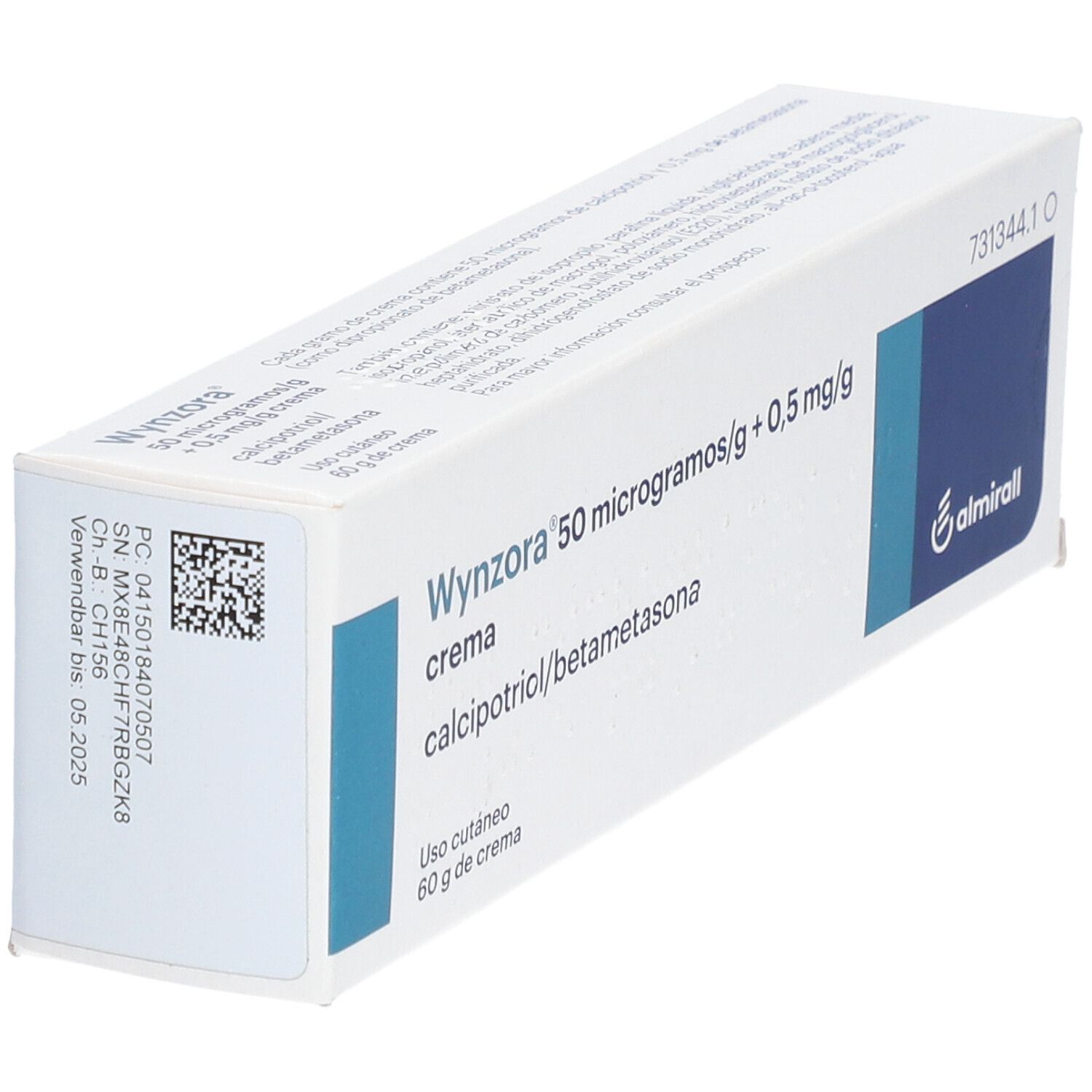 Wynzora 50 Mikrogramm/g + 0,5 mg/g Creme 60 g