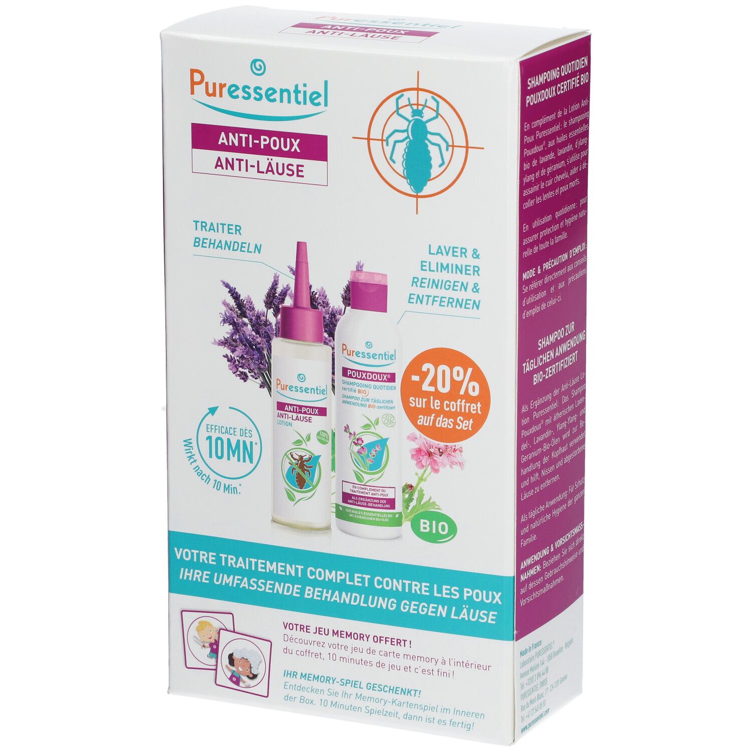 Puressentiel POUXDOUX® ANTI-LÄUSE-BEHANDLUNG