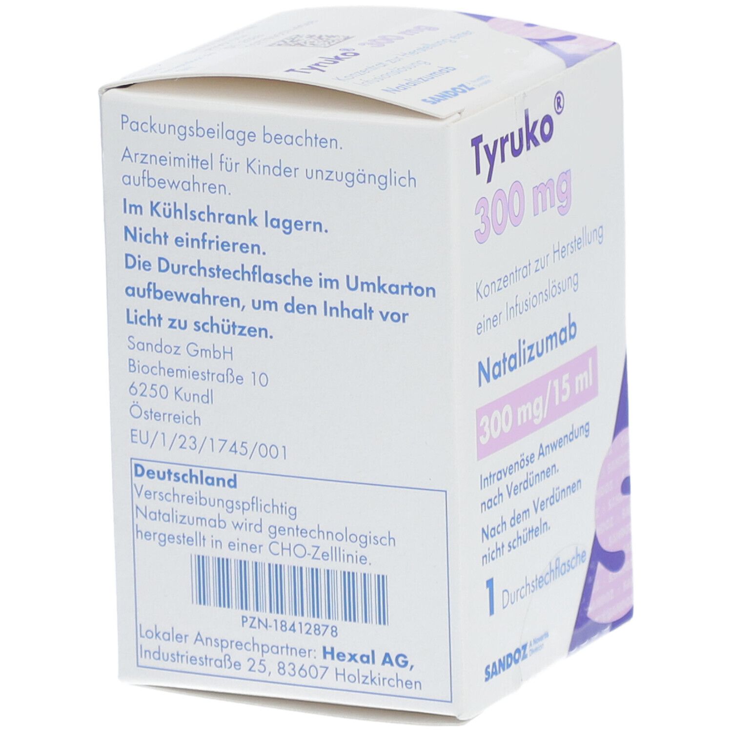 Tyruko 300 mg Konz.z.H.e.Infusionslösung 1 St Infusionslösungskonzentrat